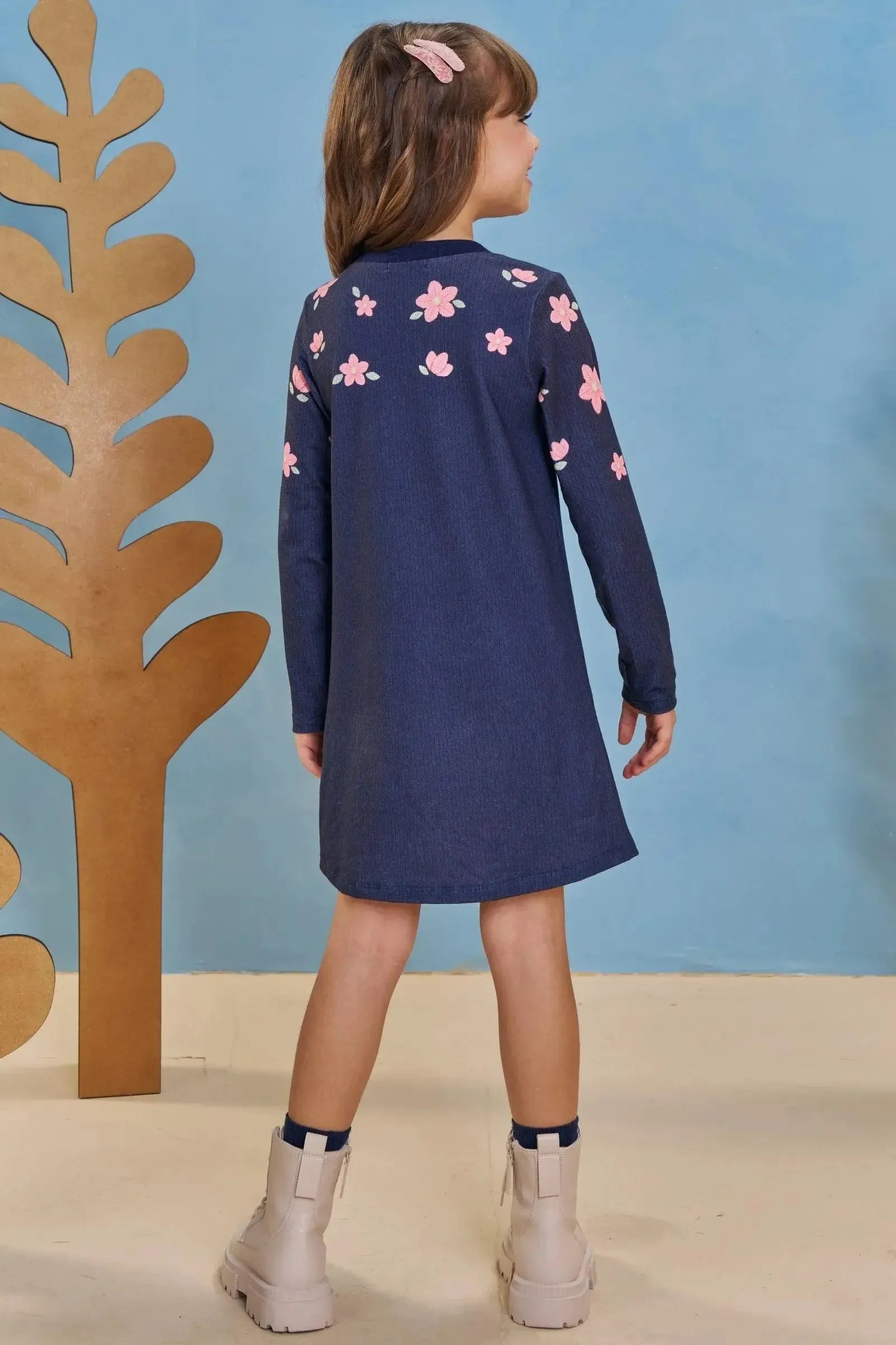 Vestido em Malha Power 89166 Infanti Infantil Menina