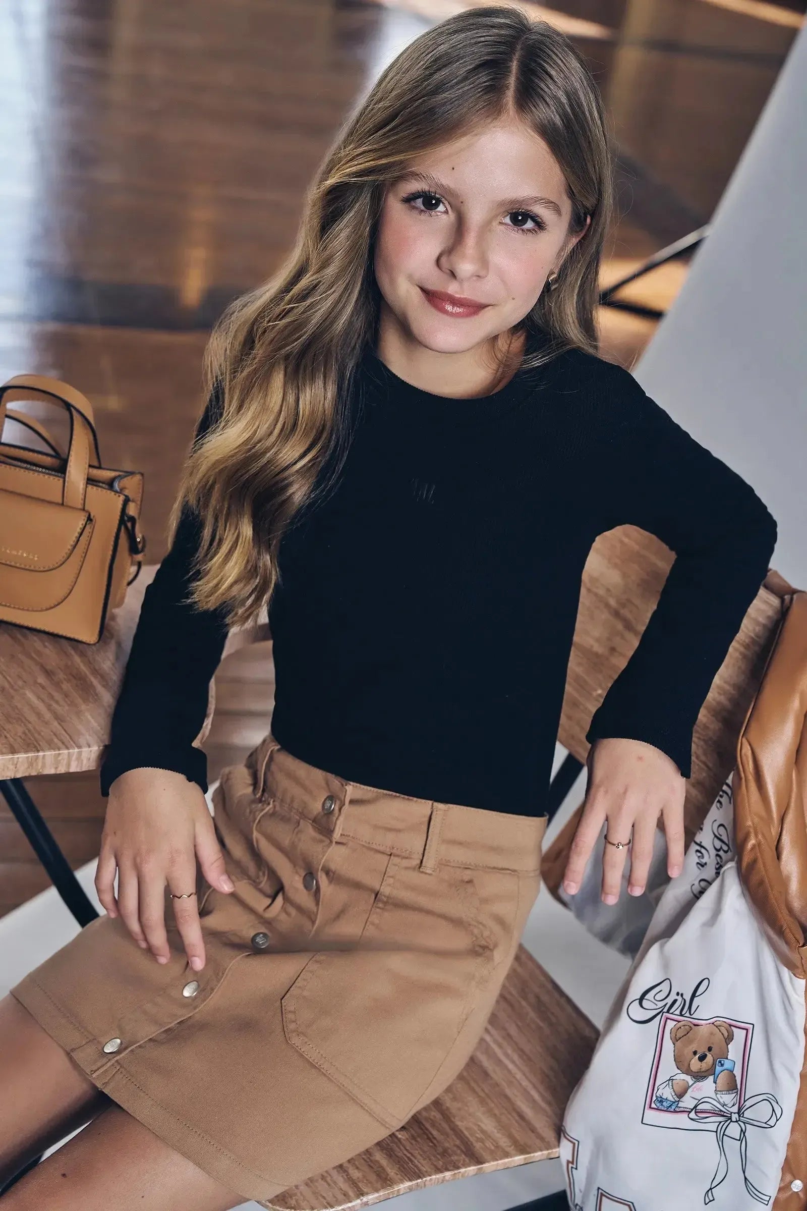 Blusa em Canelado Soft 89167 Lilimoon Teen Menina