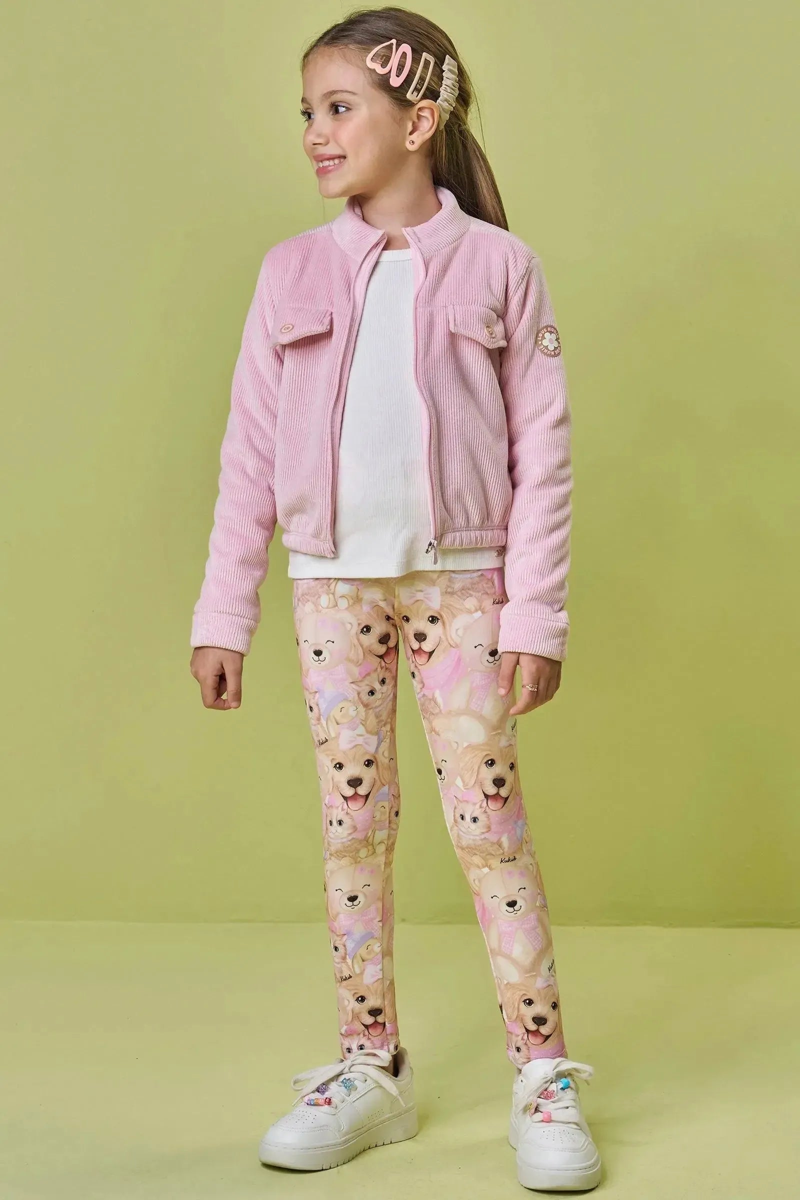 Blusa em Canelado Liz 89257 Kukiê Infantil Menina