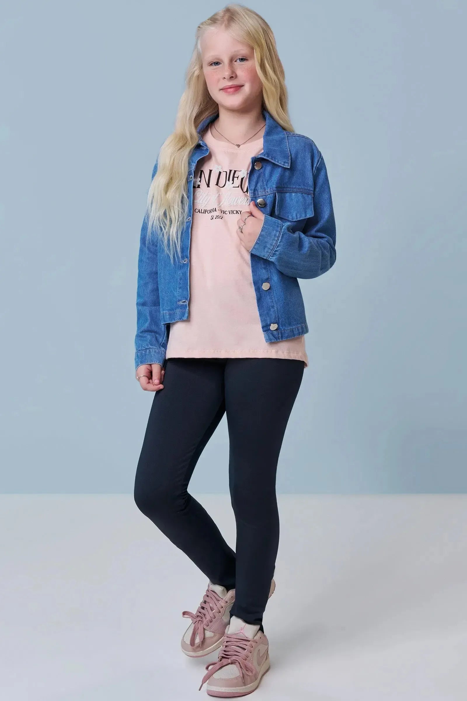 Calça Legging em Termoskin Peluciado 89437 Vic&Vicky Teen Menina