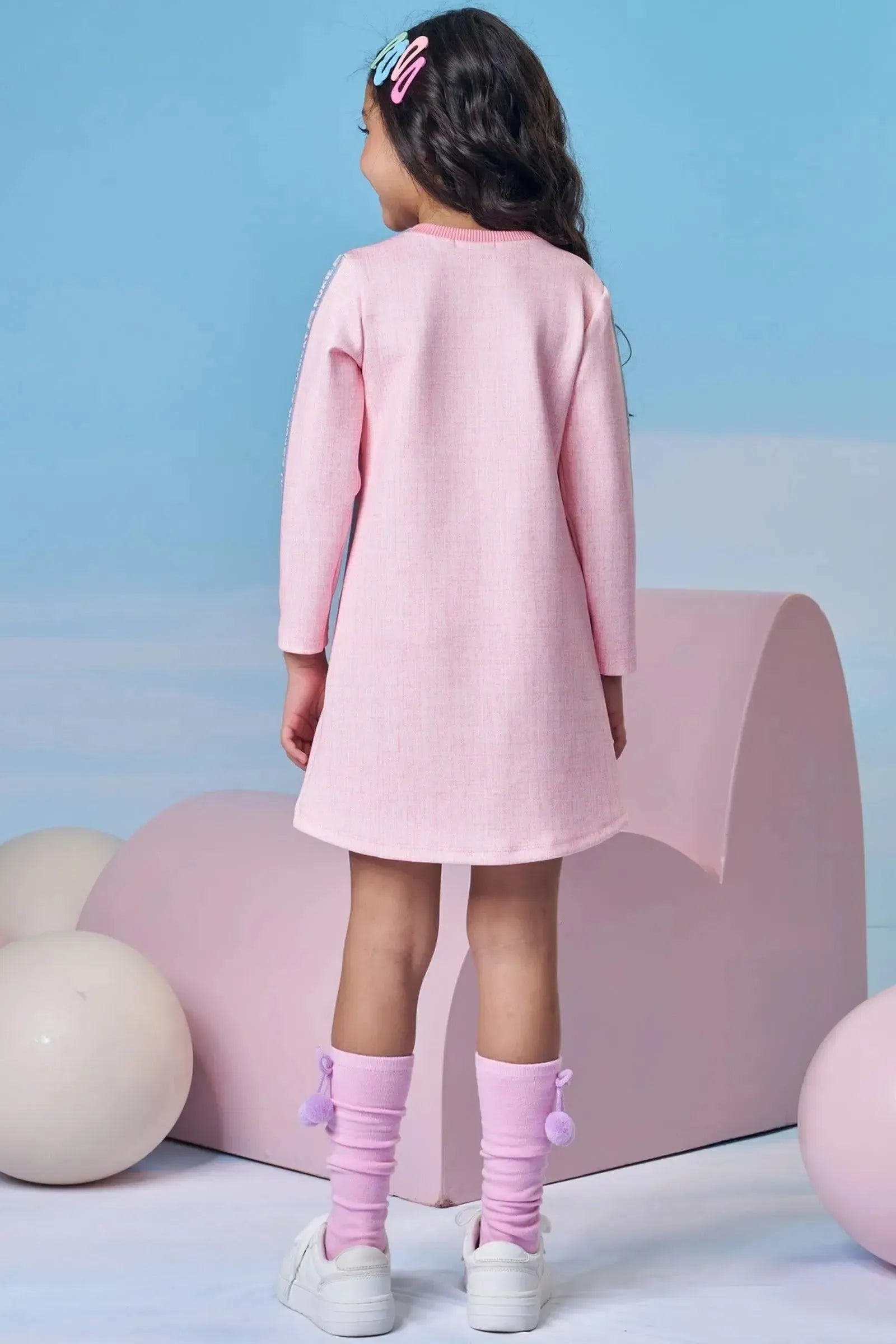 Vestido em Fly Tech 89571 Kukiê Infantil Menina
