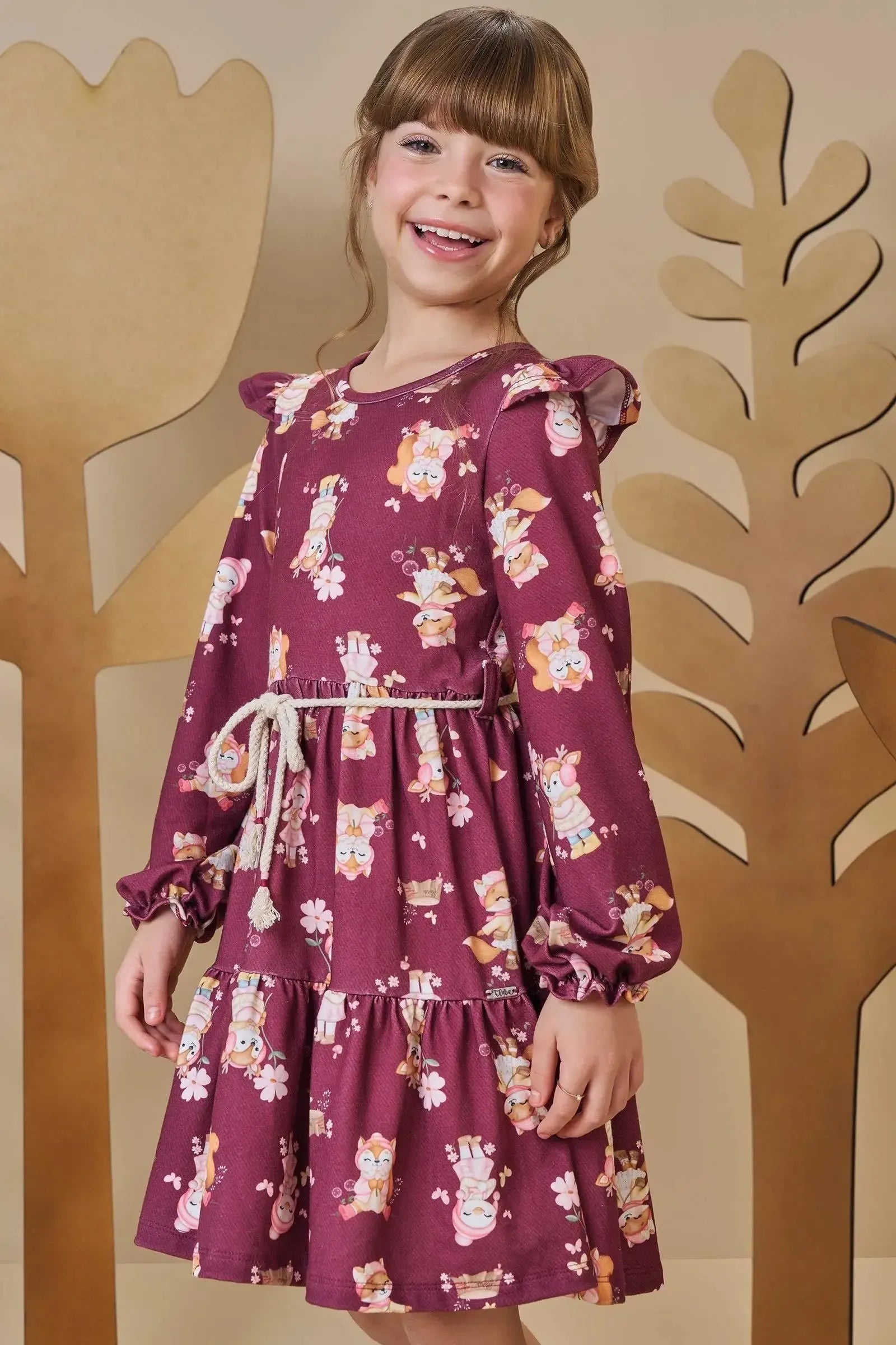 Vestido em Malha Power 90495 Infanti Infantil Menina