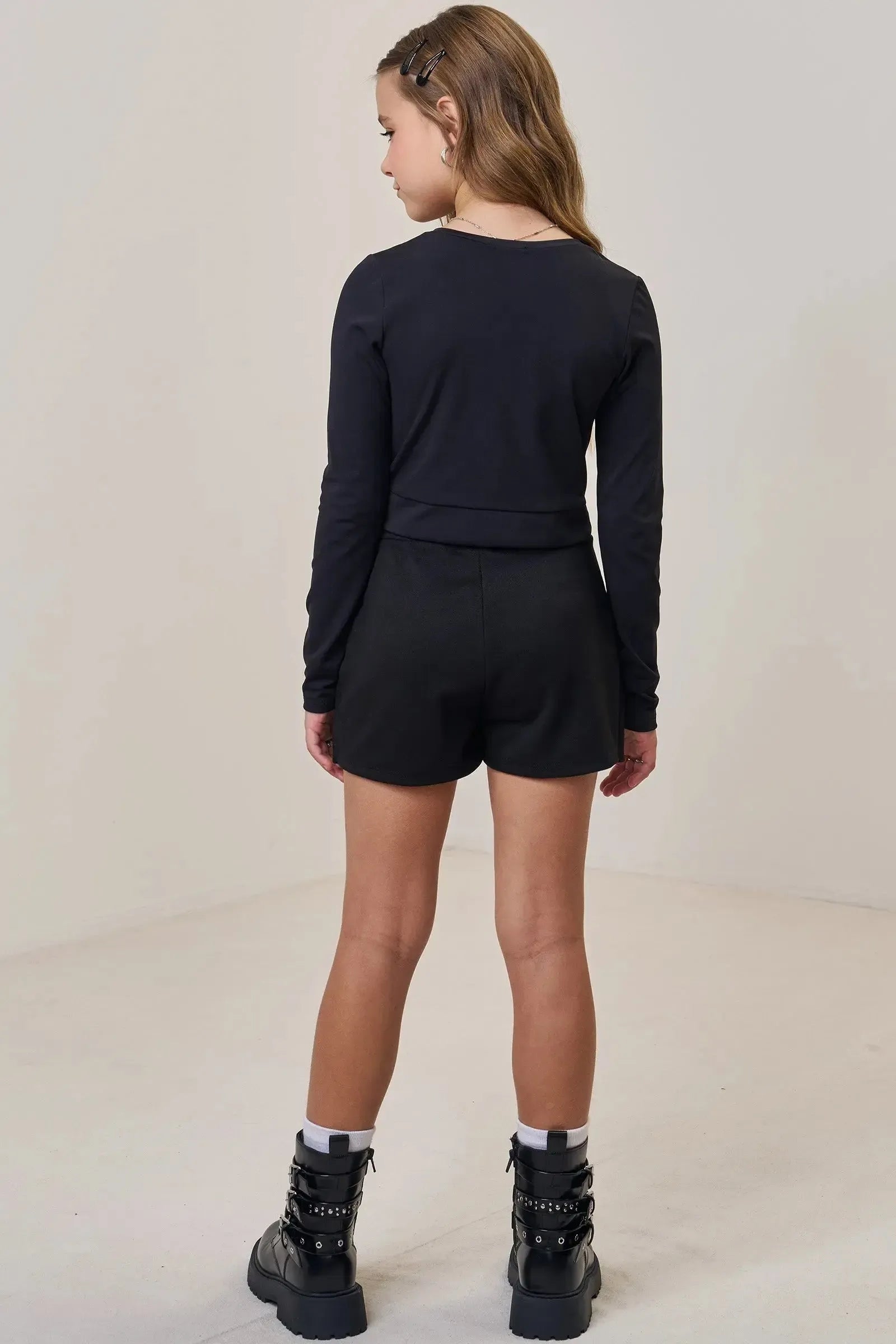 Short Saia em Suede Twill 90602 Vic&Vicky Teen Menina