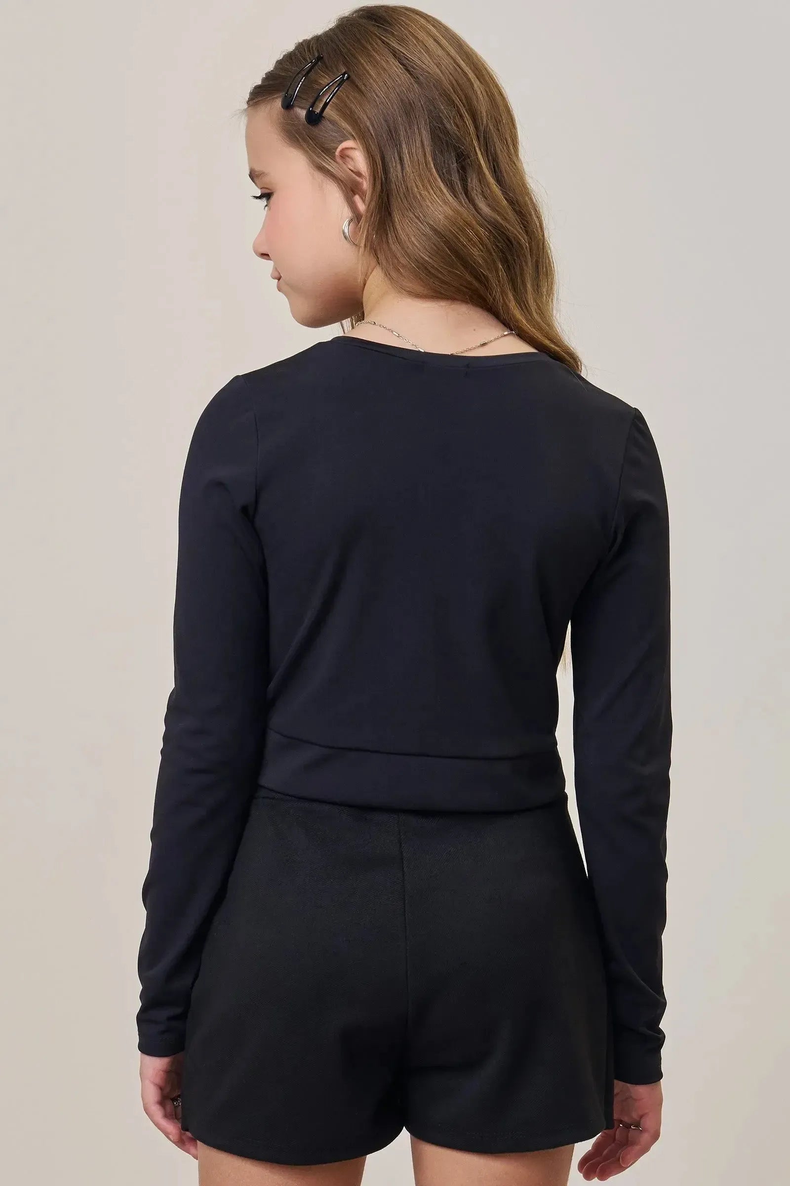 Blusa Cropped em Poliamida 90605 Vic&Vicky Teen Menina