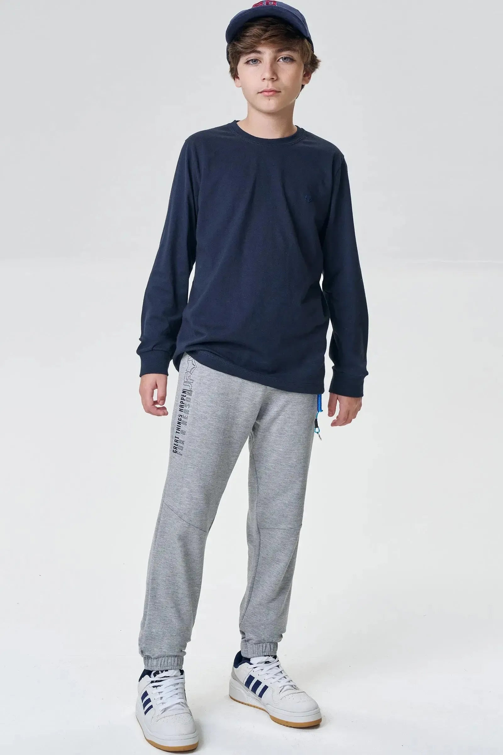 Calça Jogger em Molevisco com Elastano 91735 Johnny Fox Teen Menino