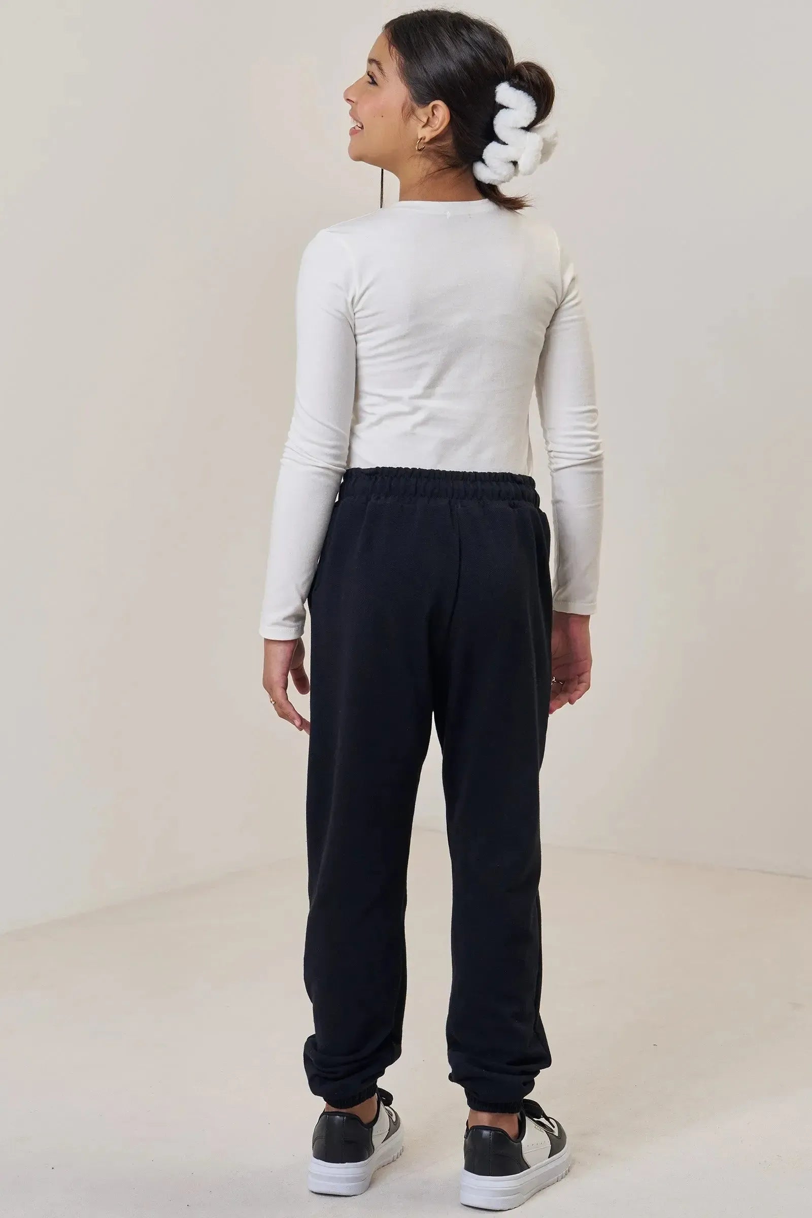 Conjunto de Blusa em Cotton e Calça Jogger em Moletwill 92005 Vic&Vicky Teen Menina