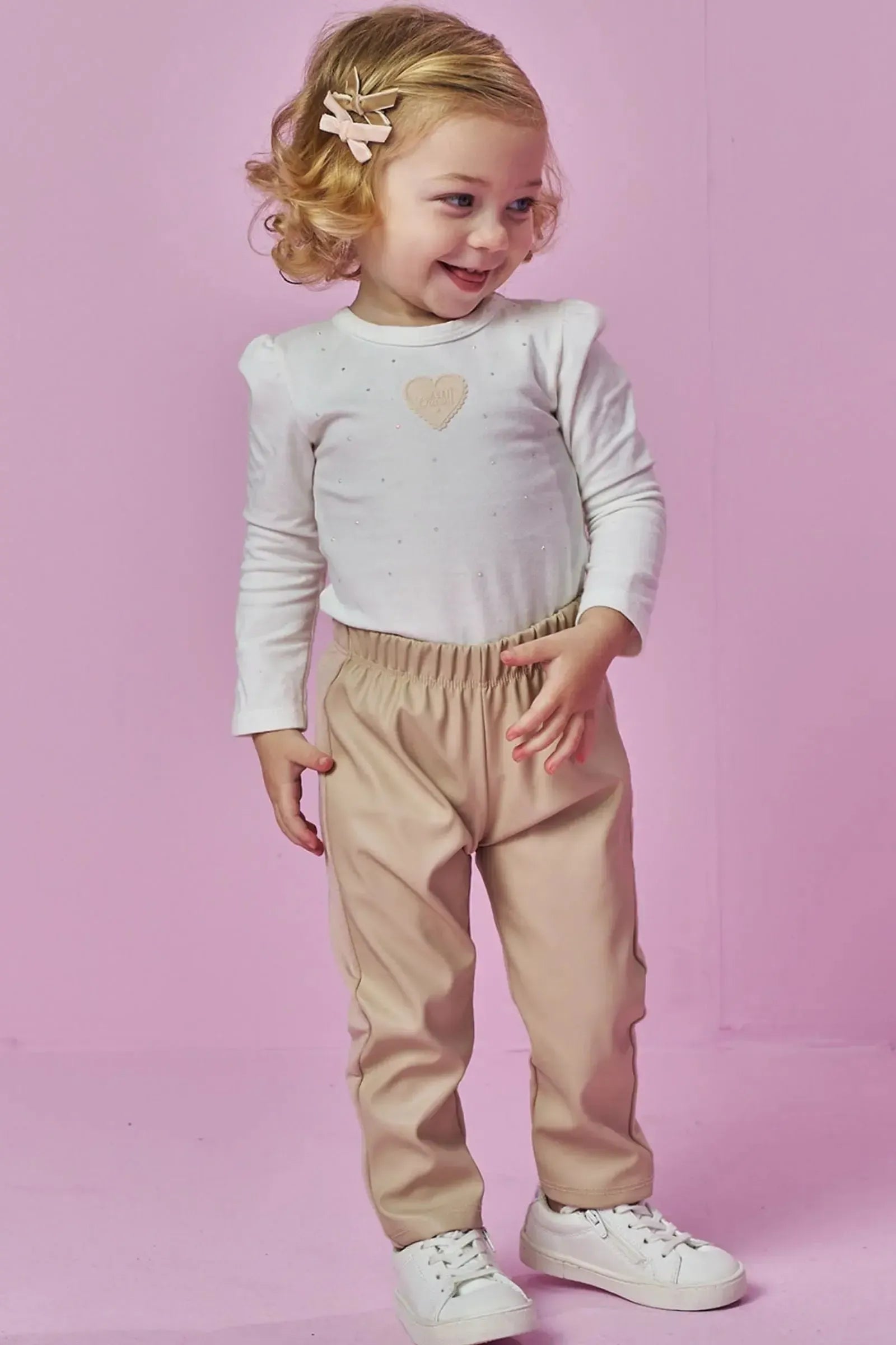 Body em Cotton 92008 Kukiê Bebê Menina