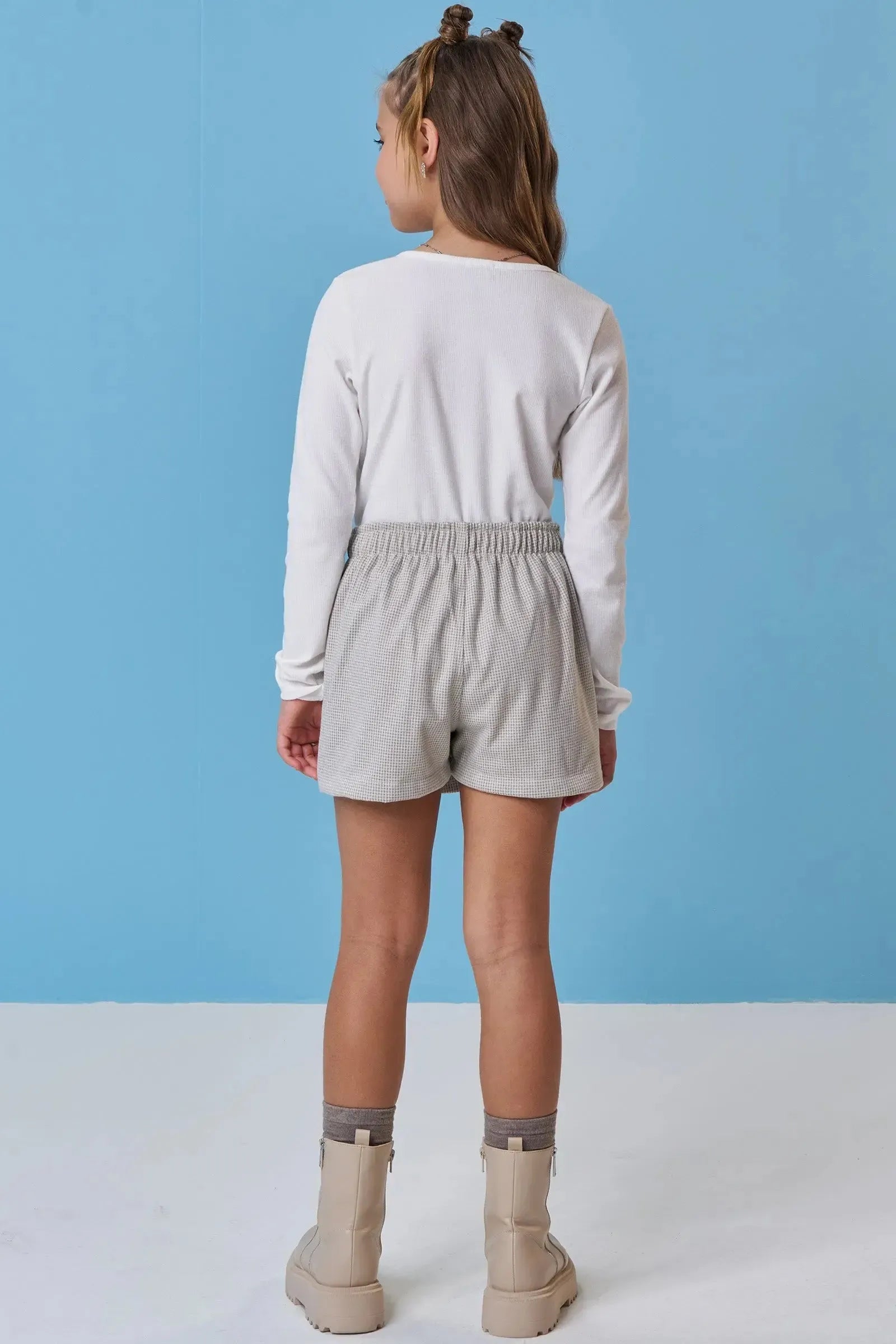 Short Saia em Flanela Versalhes 92009 Vic&Vicky Teen Menina