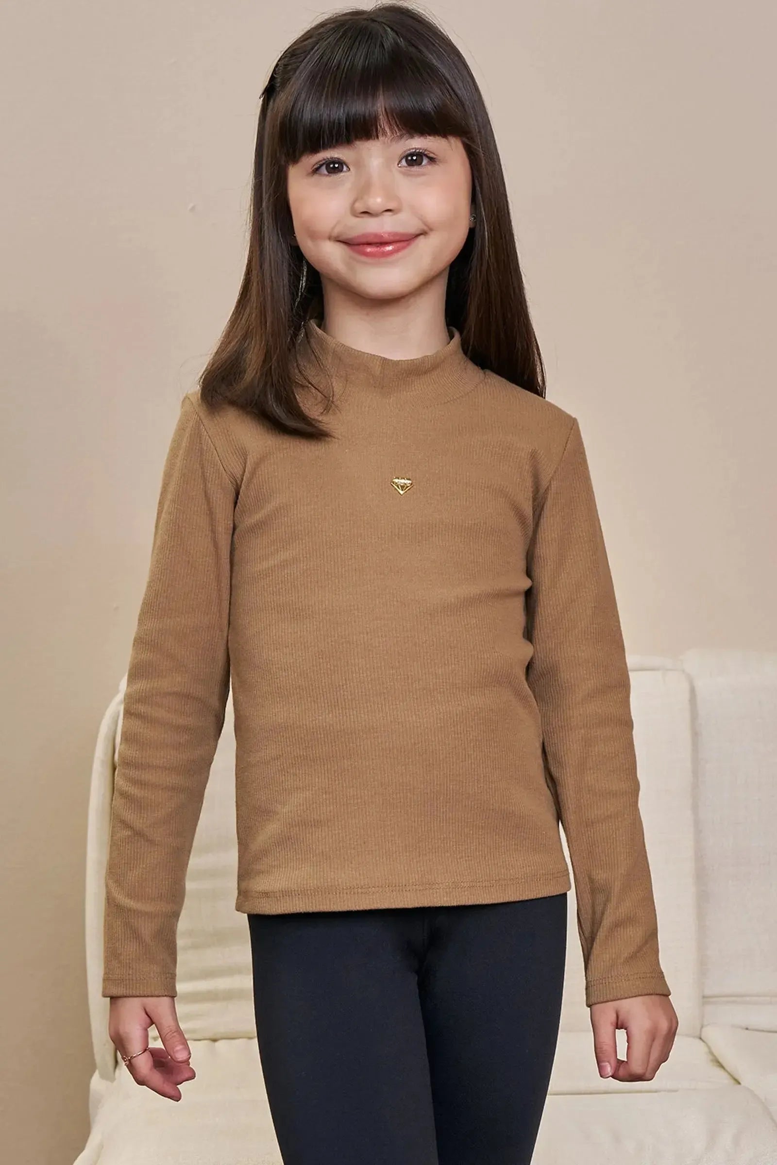 Blusa em Canelado Liz 92169 Infanti Infantil Menina