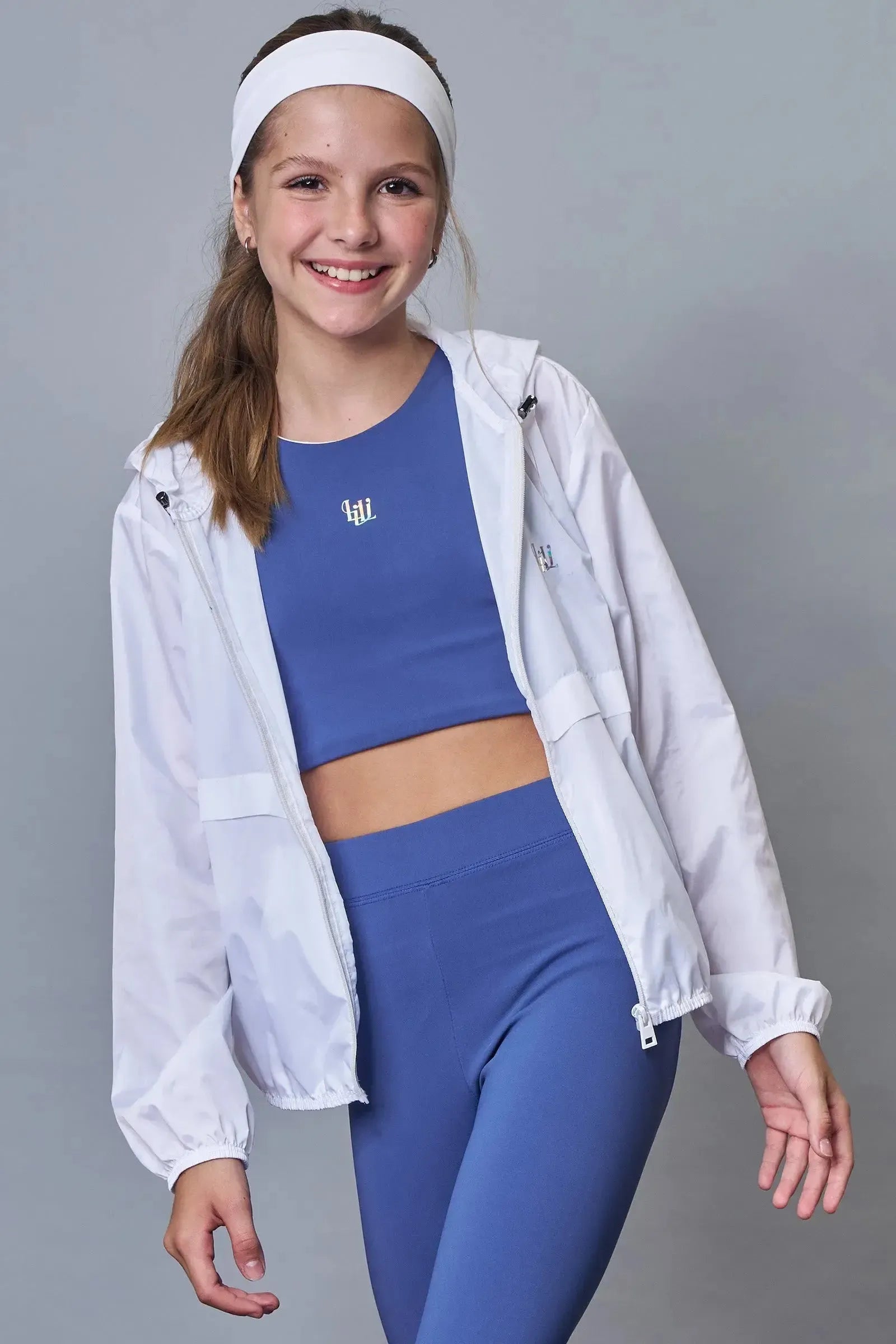 Jaqueta Corta Vento em Nylon Reflect 92282 Lilimoon Teen Menina