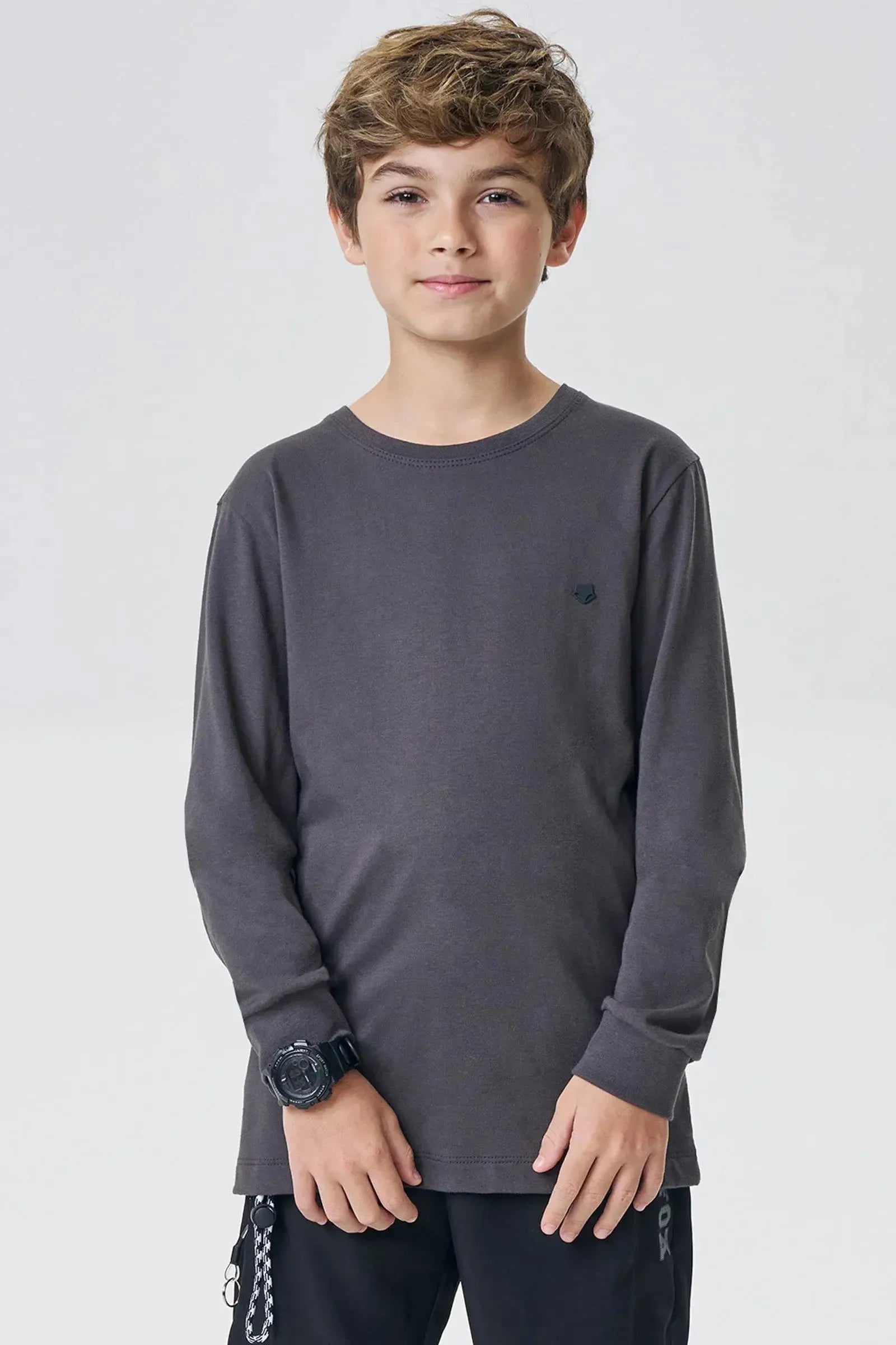 Camiseta em Meia Malha 93101 Johnny Fox Teen Menino