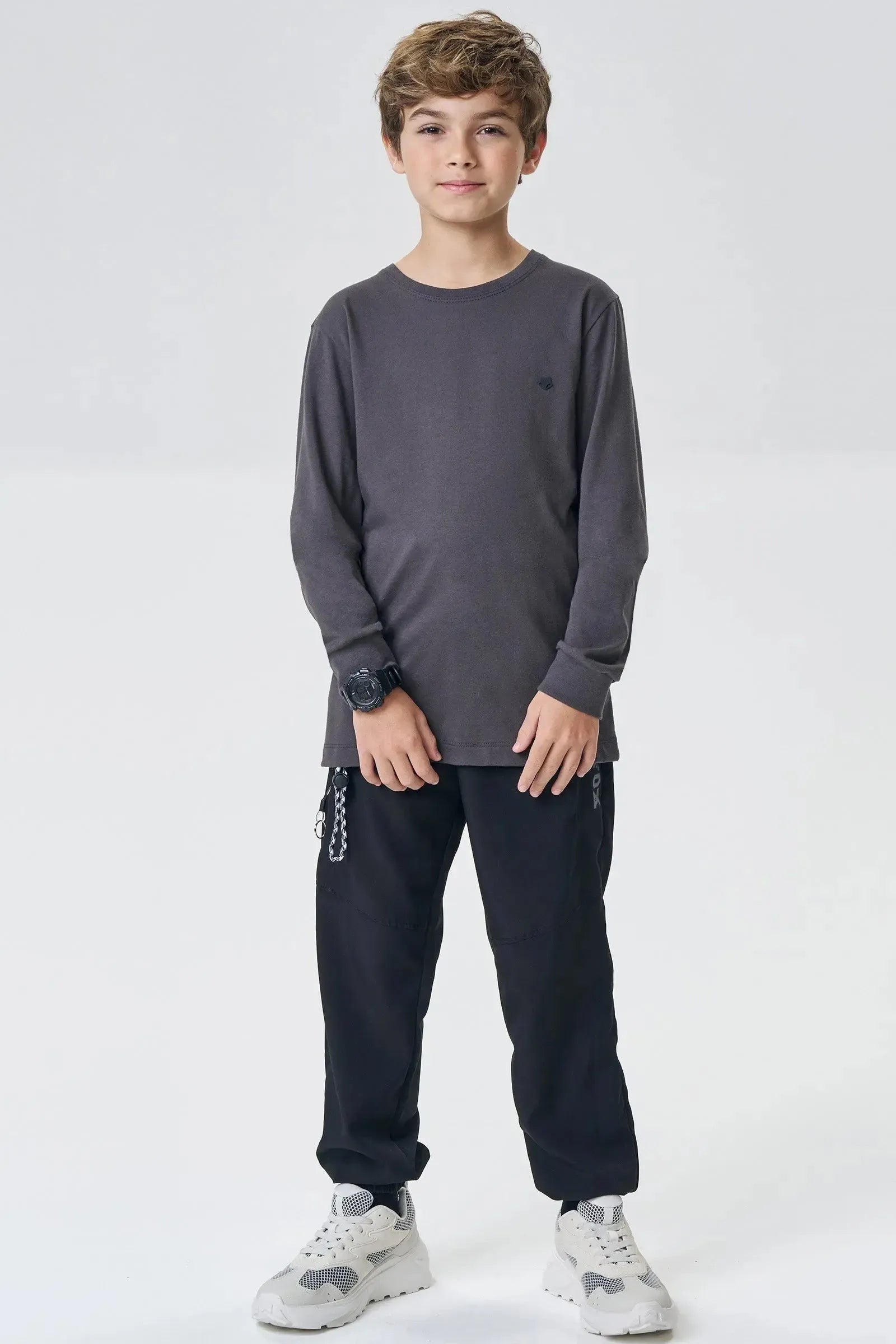 Camiseta em Meia Malha 93101 Johnny Fox Teen Menino