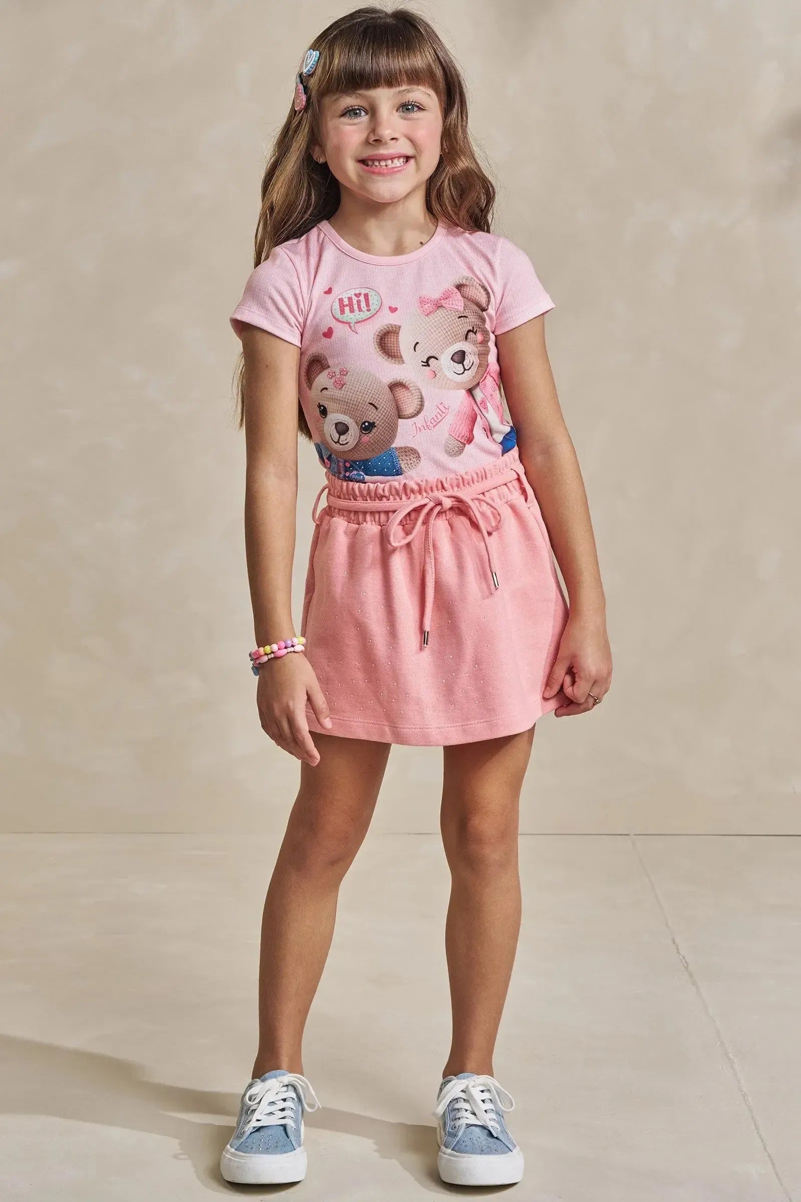 Blusa em Malha Fresh 93461 Infanti Infantil Menina