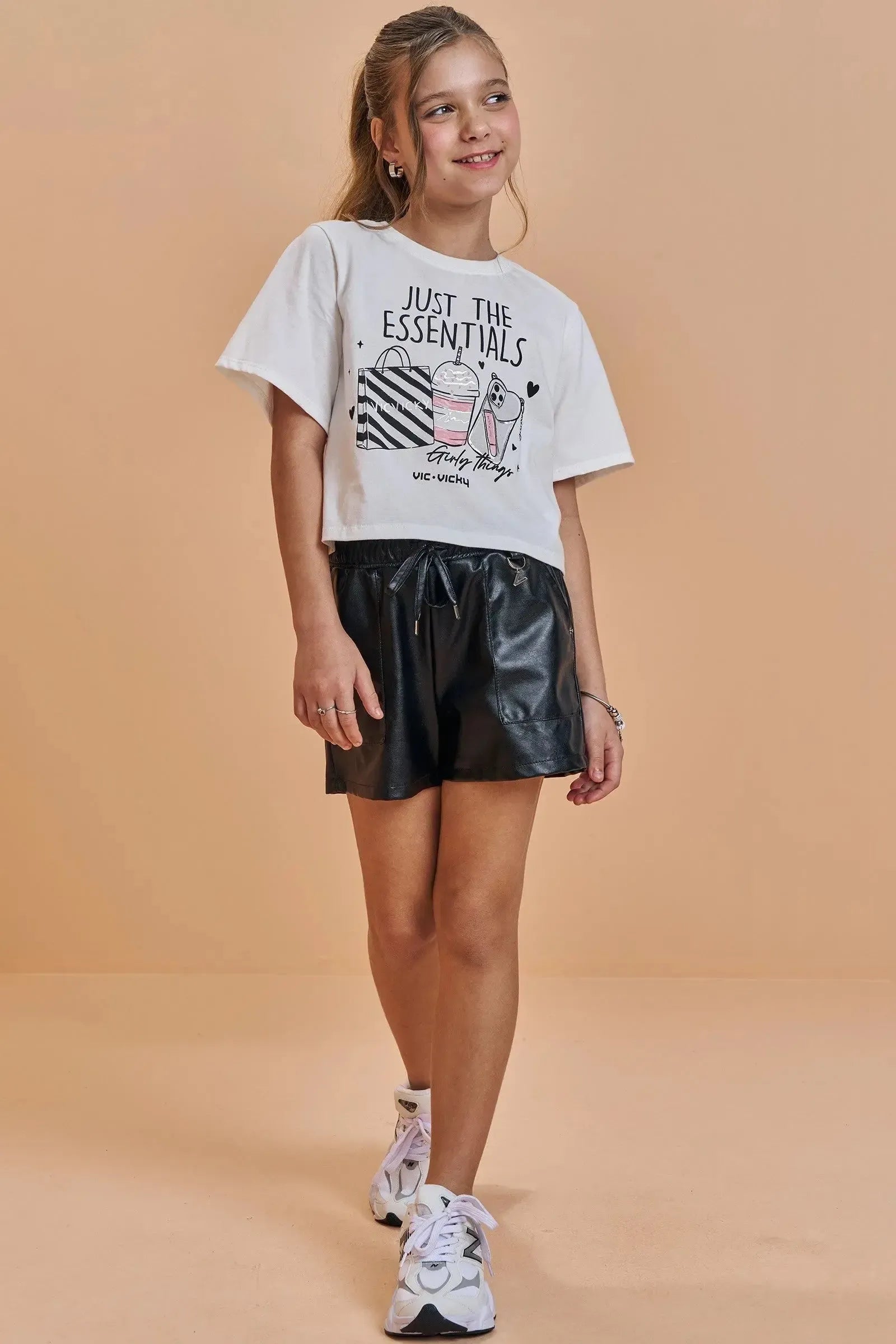 Blusa Boxy Over em Meia Malha 93485 Vic&Vicky Teen Menina