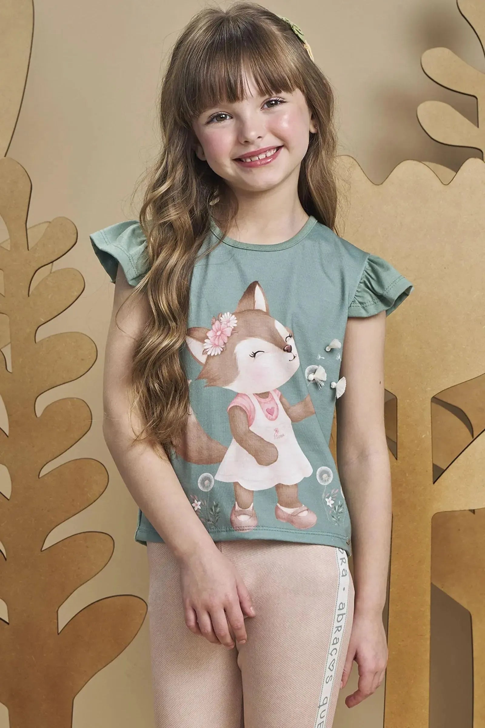 Blusa em Meia Malha 93497 Infanti Infantil Menina