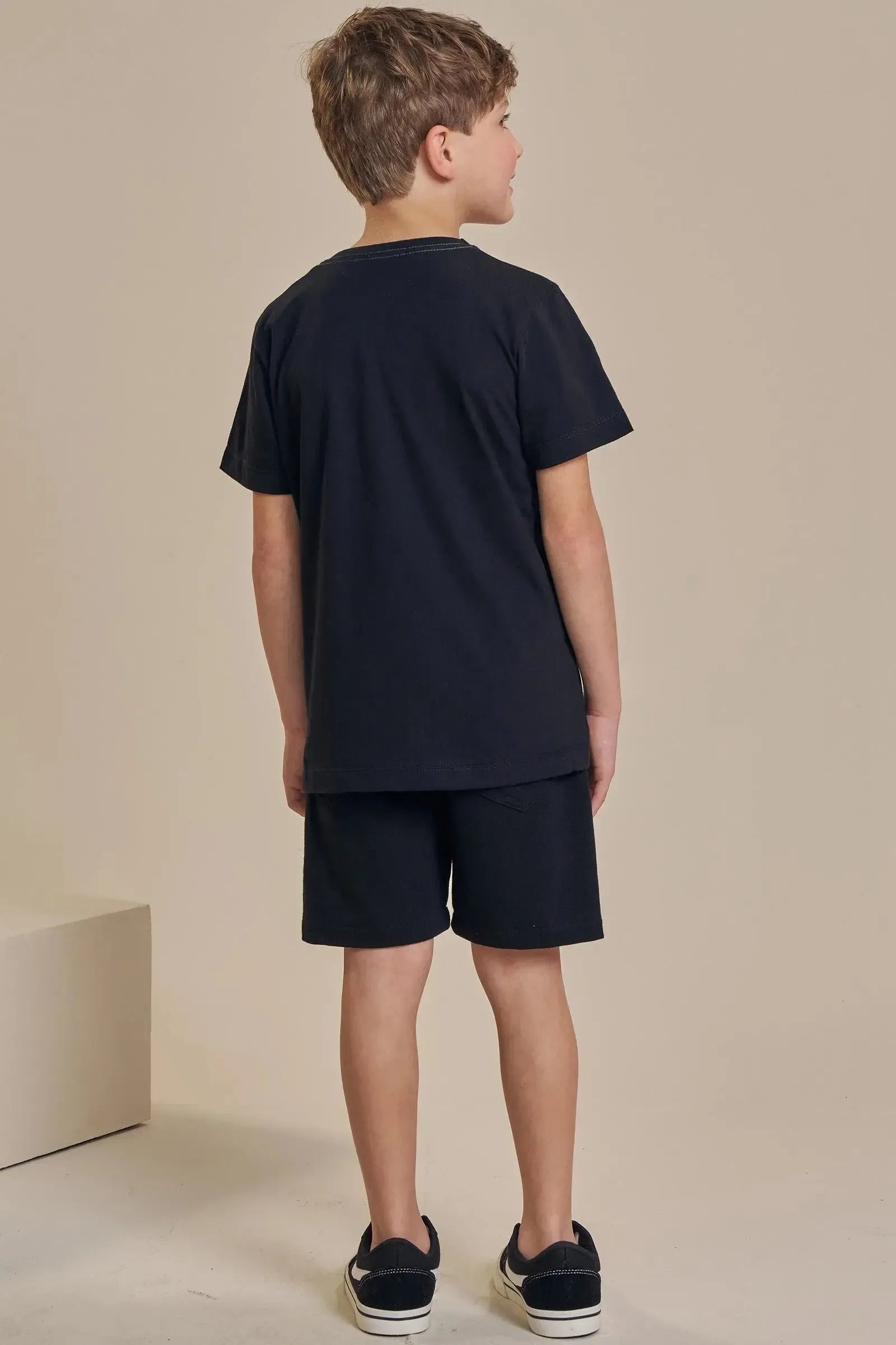 Camiseta em Meia Malha 93505 LucBoo Infantil Menino