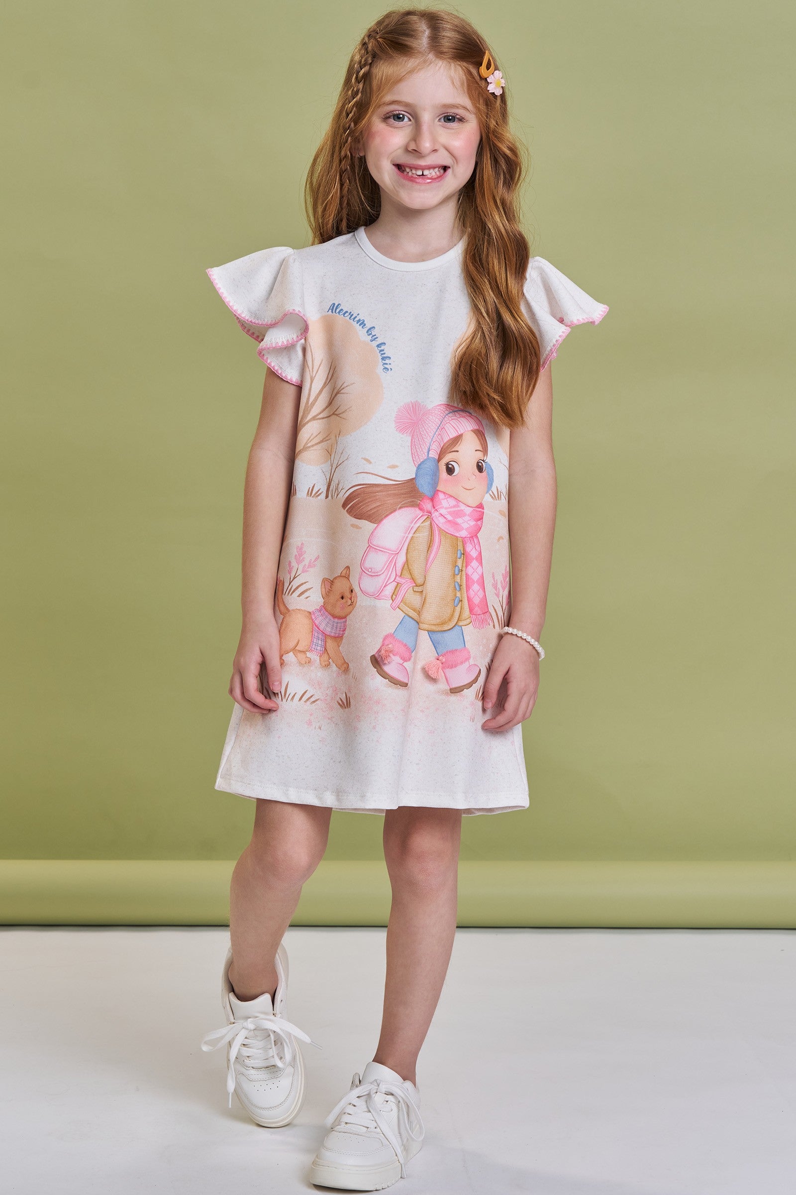 Vestido em Malha Power 93766 Kukiê Infantil Menina