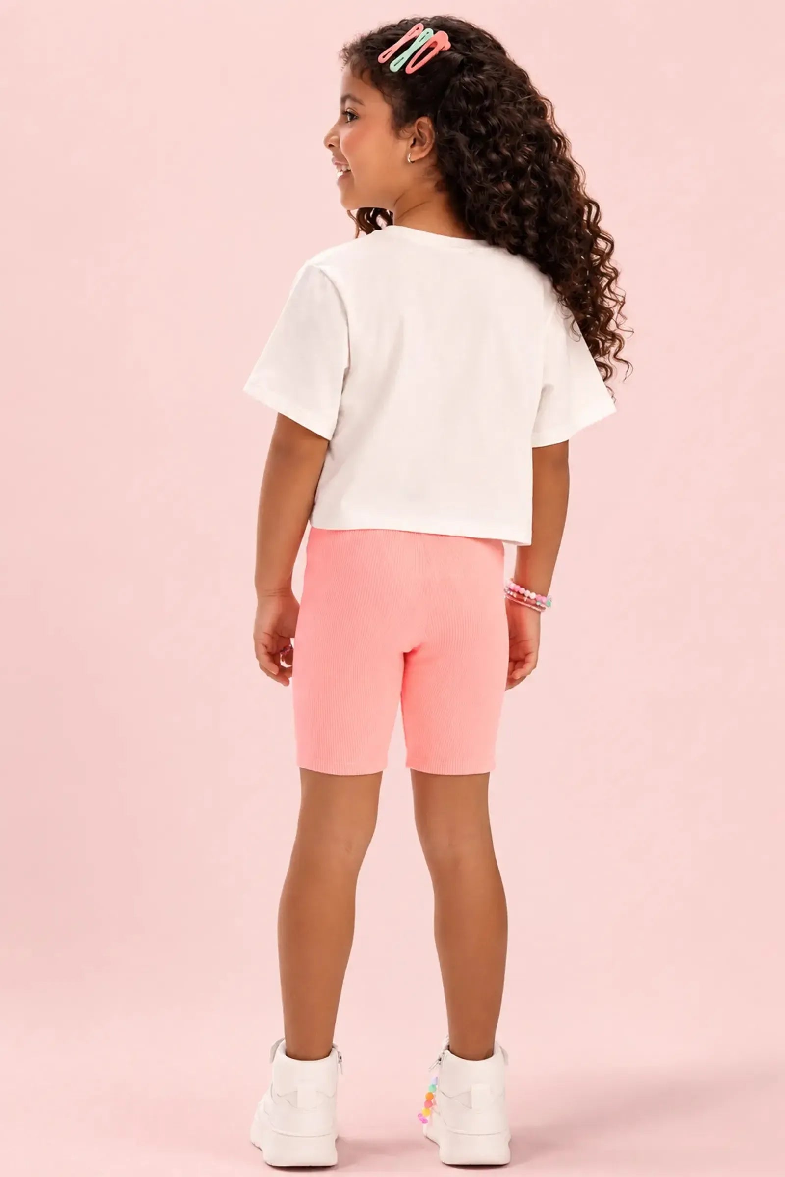 Bermuda Biker em Soft Line 94341 Kukiê Infantil Menina