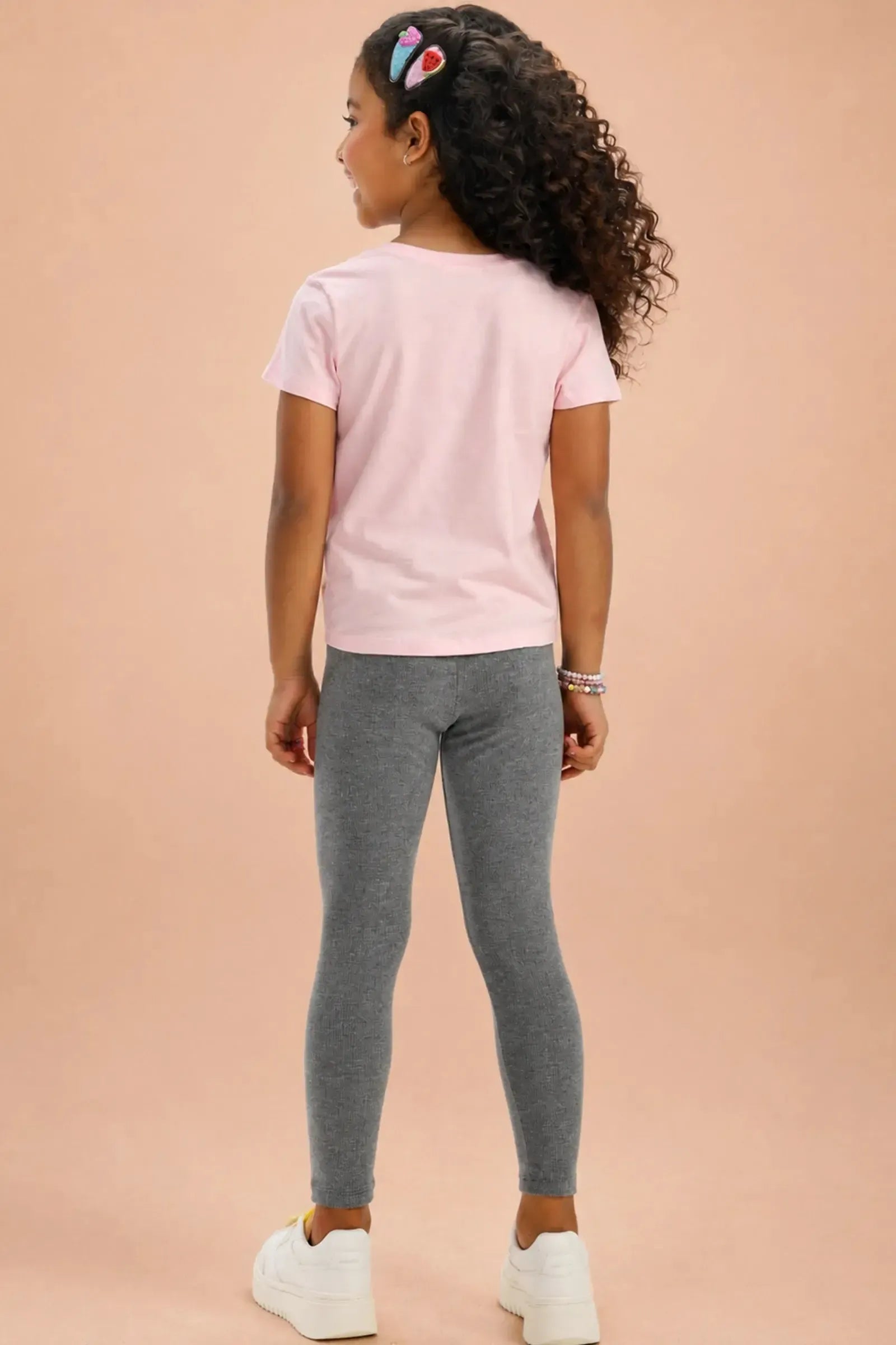 Calça Legging em Canelado Liz 94346 Kukiê Infantil Menina