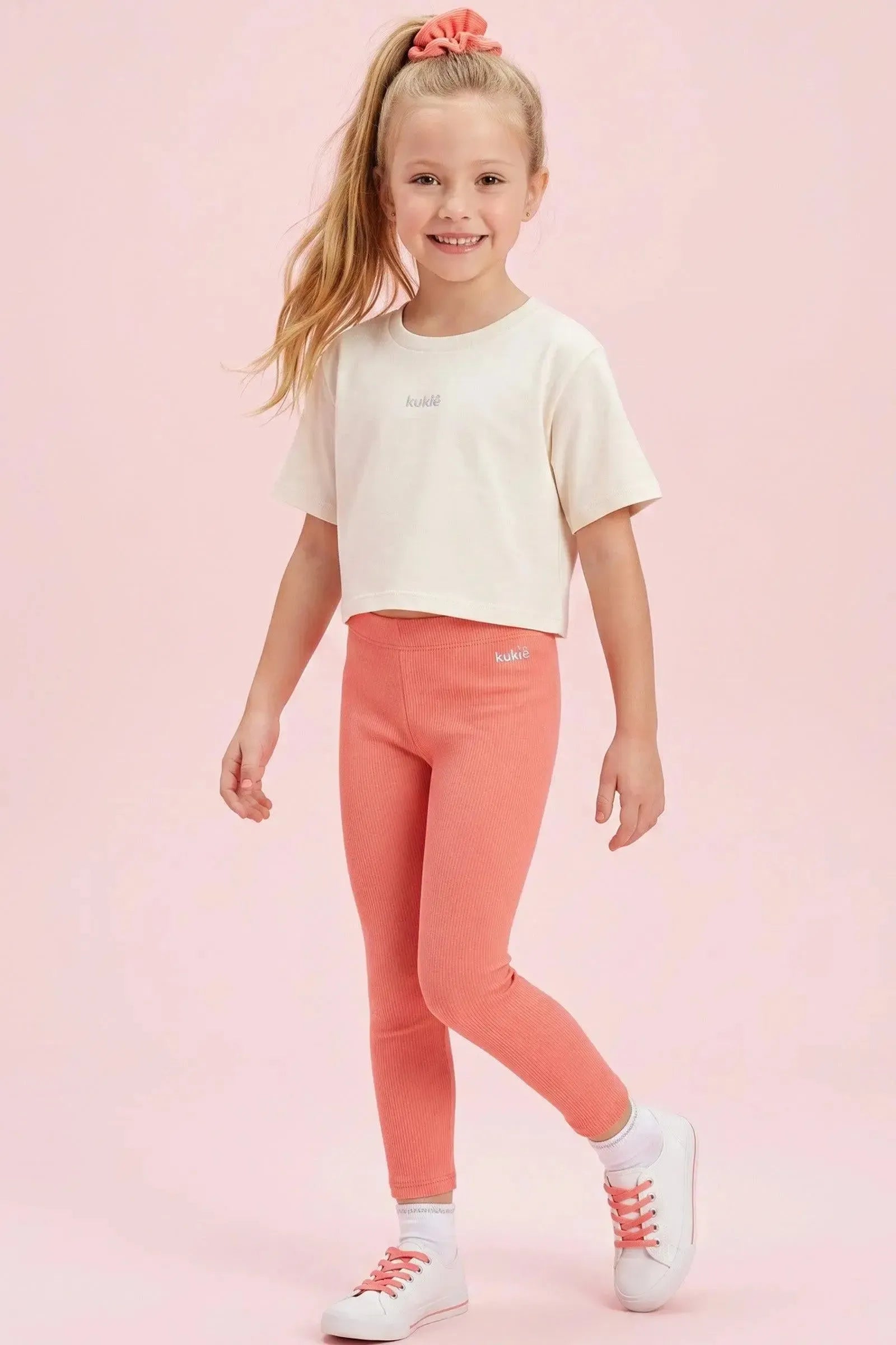 Calça Legging em Canelado Liz 94346 Kukiê Infantil Menina