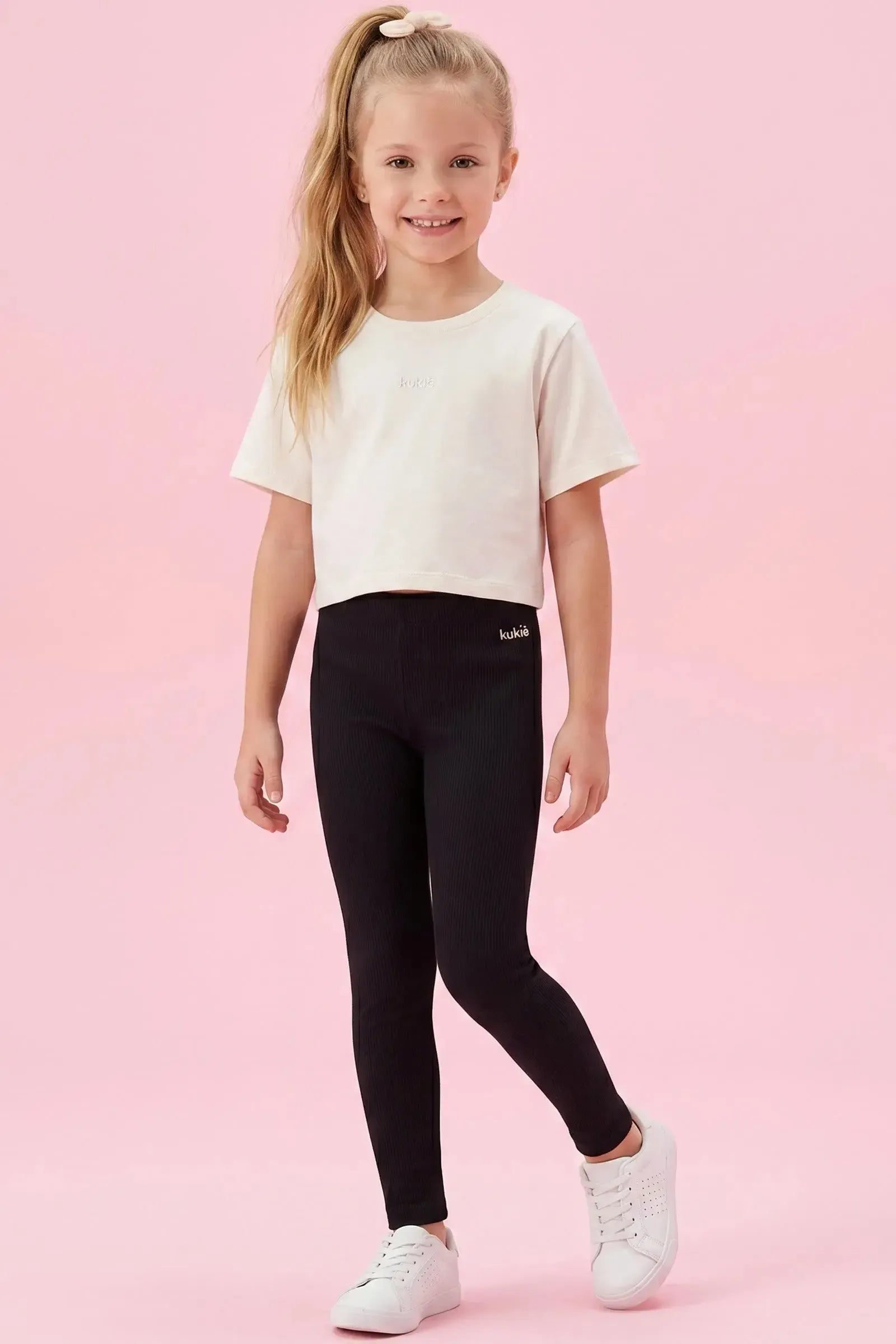 Calça Legging em Canelado Liz 94346 Kukiê Infantil Menina