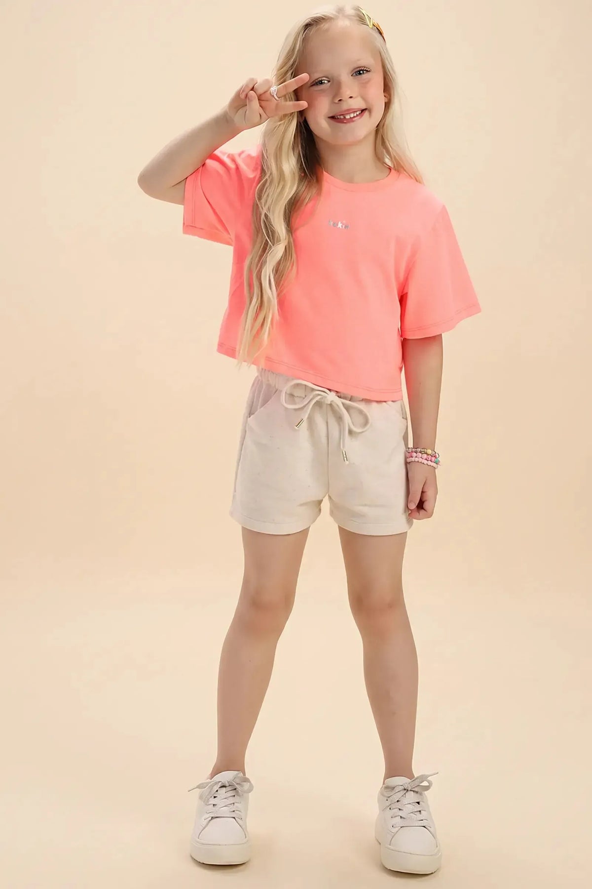 Blusa em Meia Malha 94347 Kukiê Infantil Menina