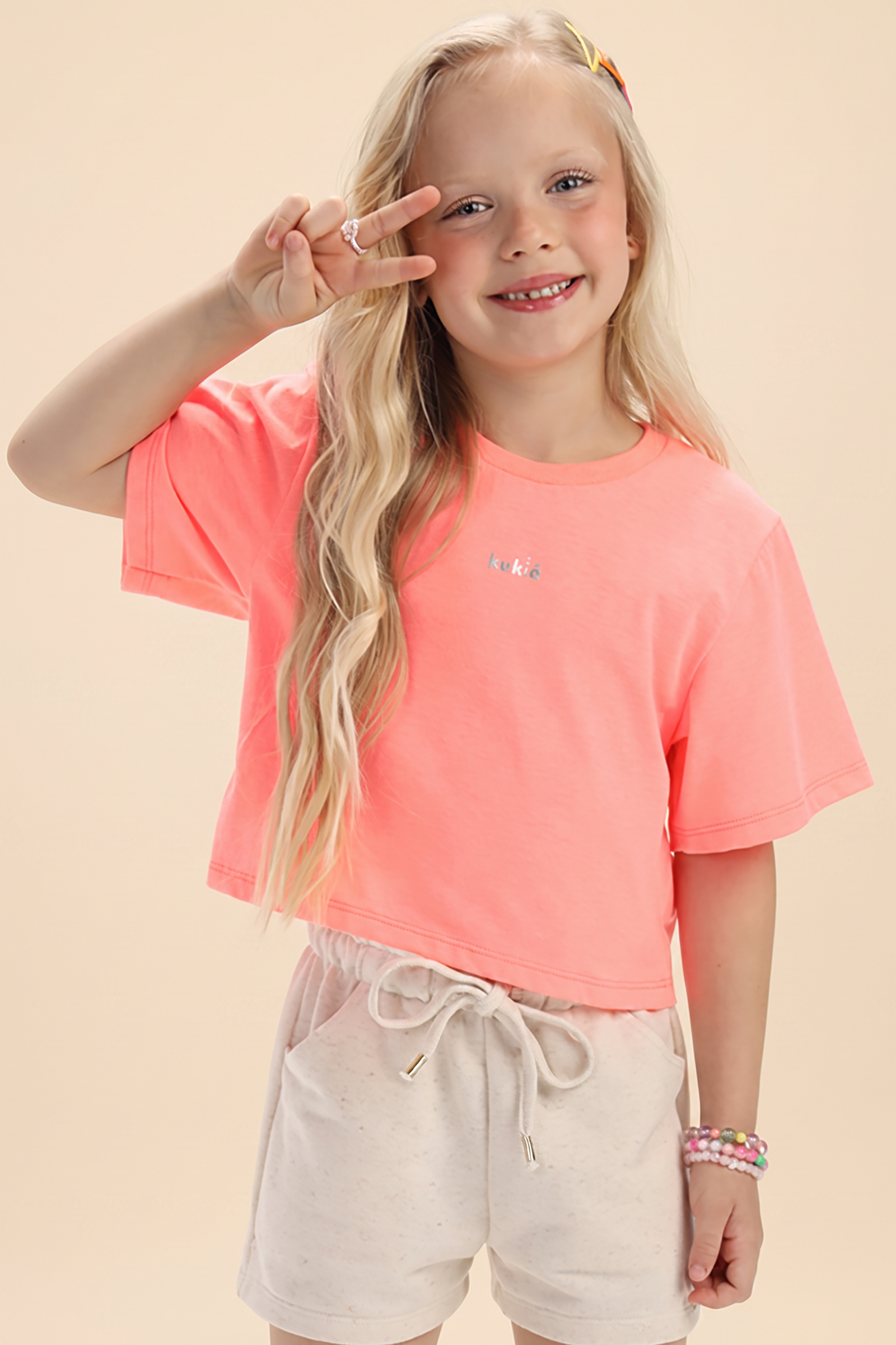 Blusa em Meia Malha 94347 Kukiê Infantil Menina