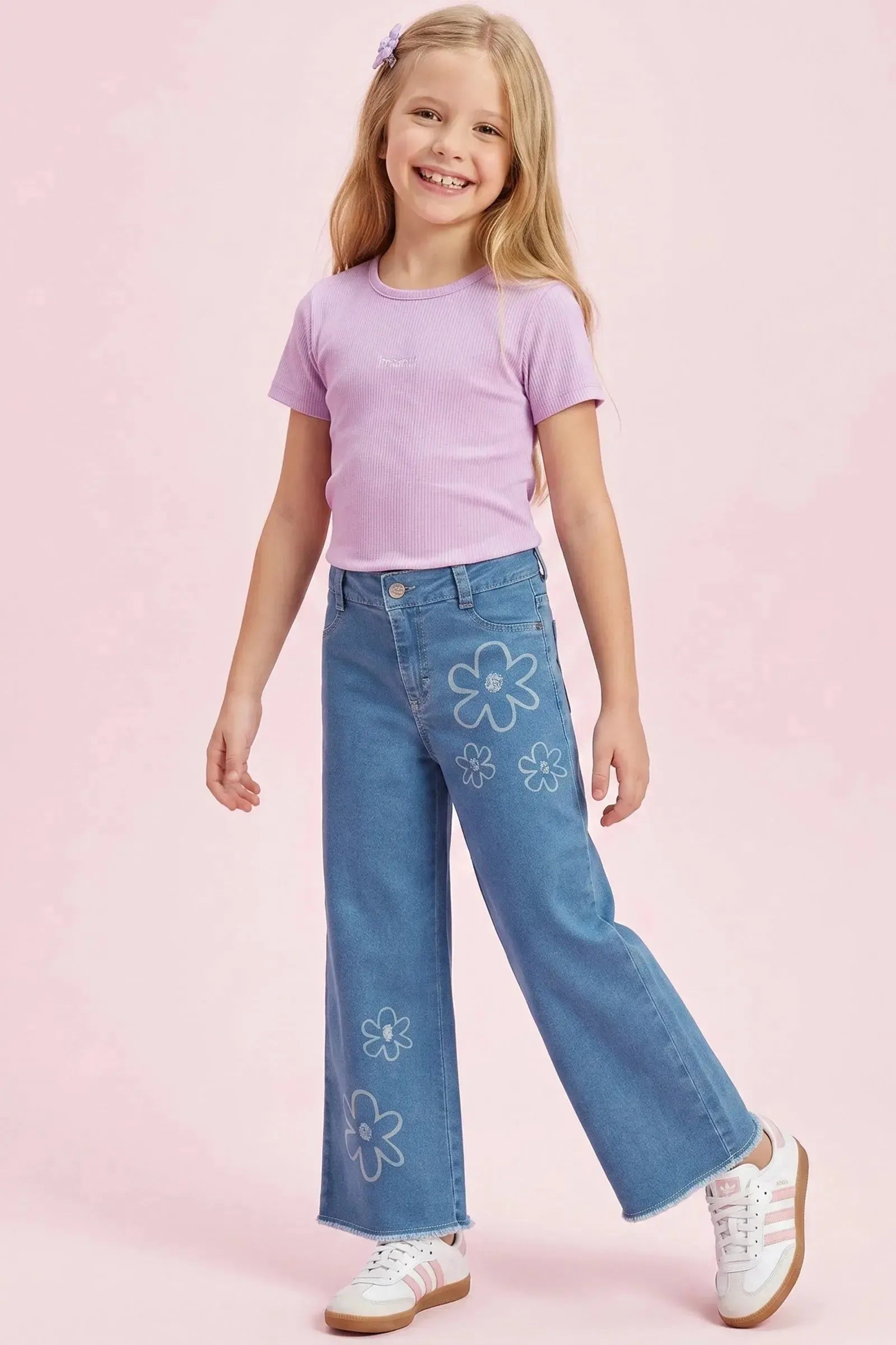 Blusa em Canelado Liz 94359 Infanti Infantil Menina