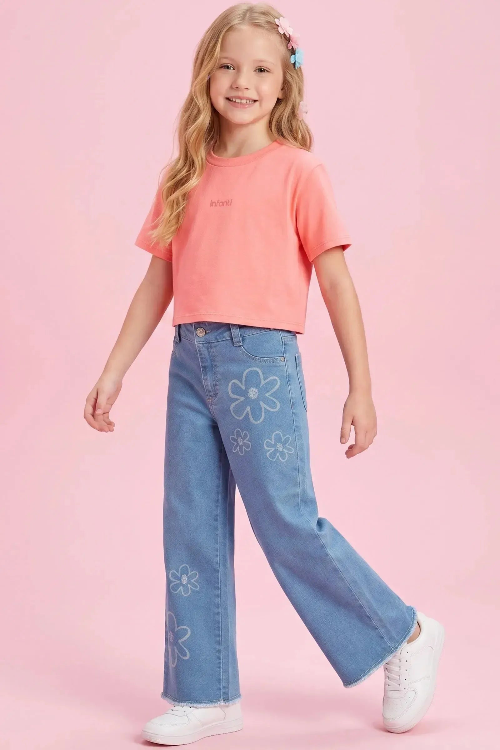 Blusa em Meia Malha 94379 Infanti Infantil Menina