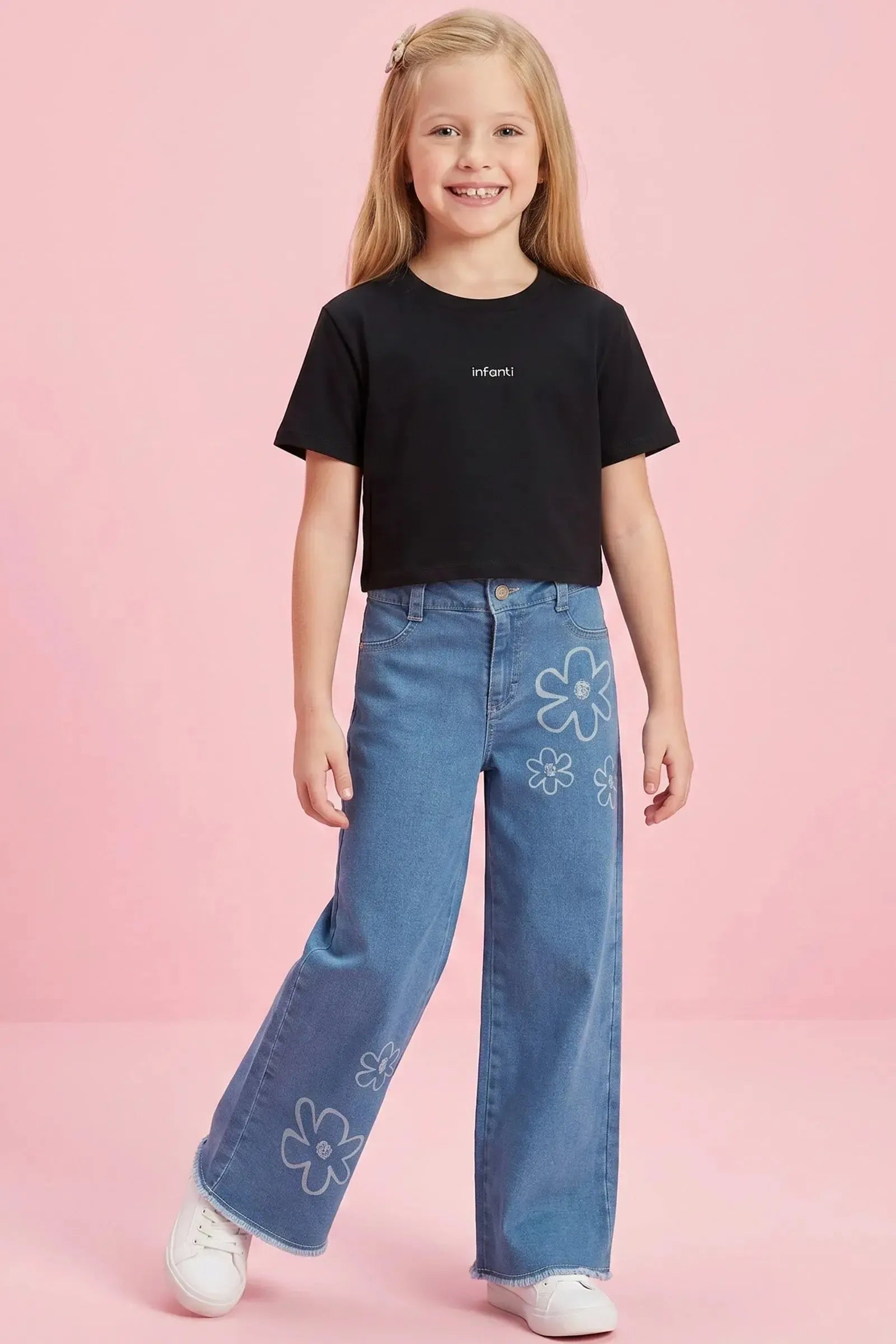 Blusa em Meia Malha 94379 Infanti Infantil Menina