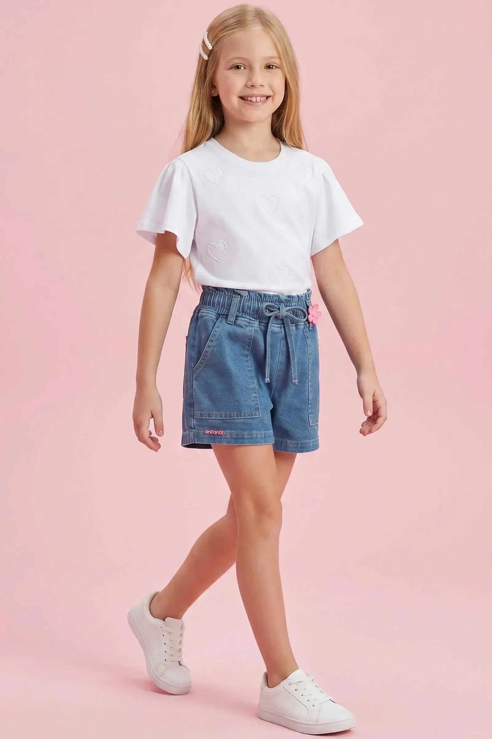 Blusa em Meia Malha 94595 Infanti Infantil Menina