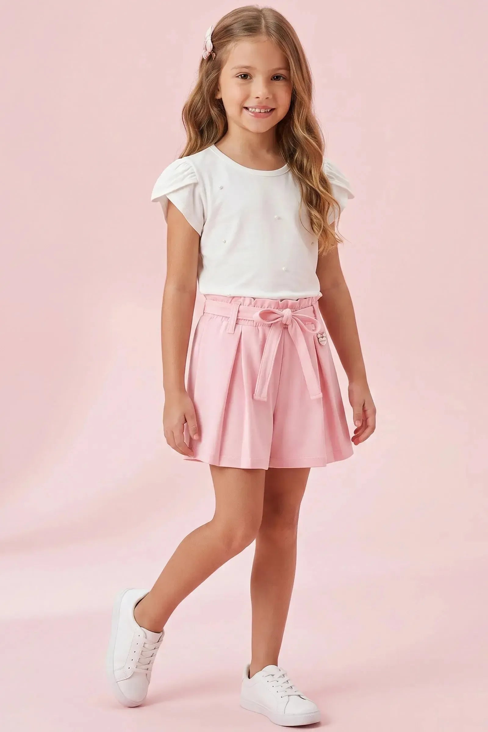 Blusa em Cotton 94635 Infanti Infantil Menina