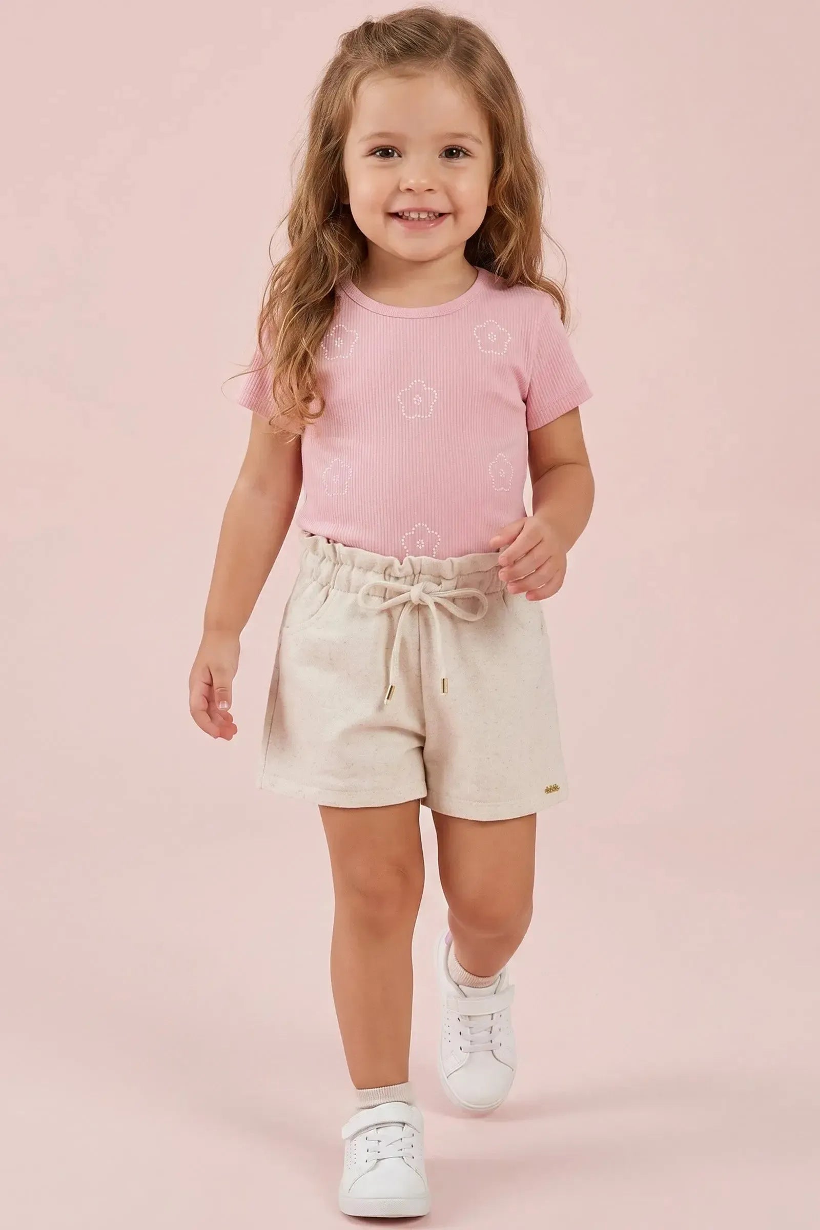 Blusa em Canelado 94934 Kukiê Infantil Menina