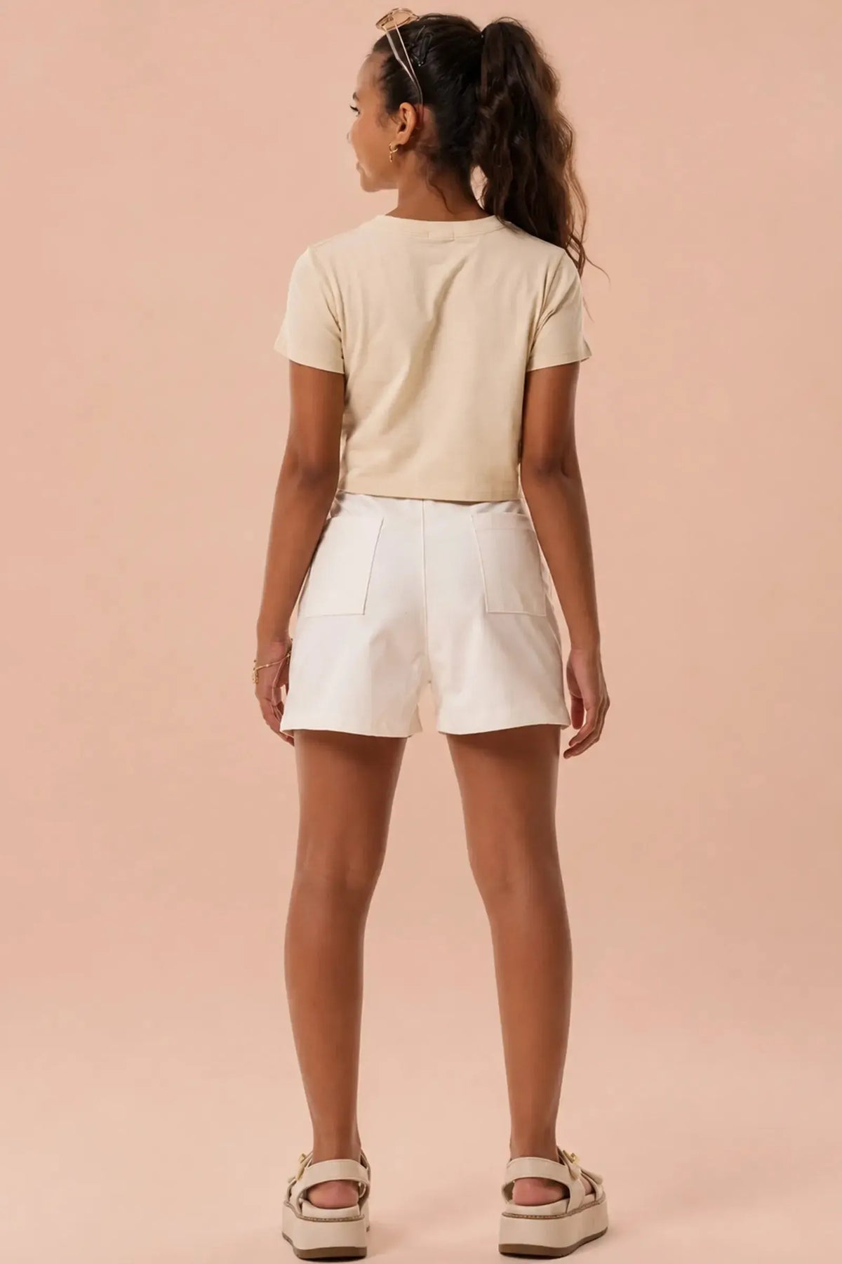 Blusa em Meia Malha 95189 Vic&Vicky Teen Menina