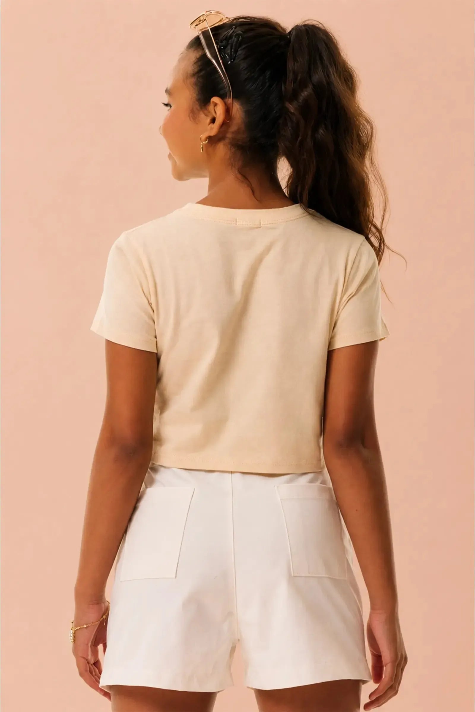 Blusa em Meia Malha 95189 Vic&Vicky Teen Menina