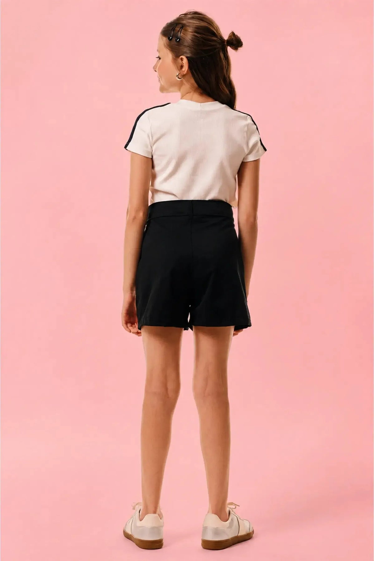 Shorts em Alfaiataria Tecno Cargo 95610 Vic&Vicky Teen Menina