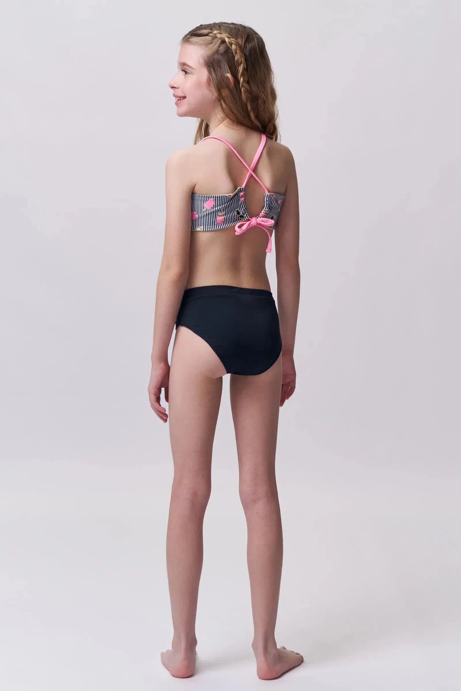 Biquíni com Top Reversível em Malha UV50 96695 Vic&Vicky Teen Menina