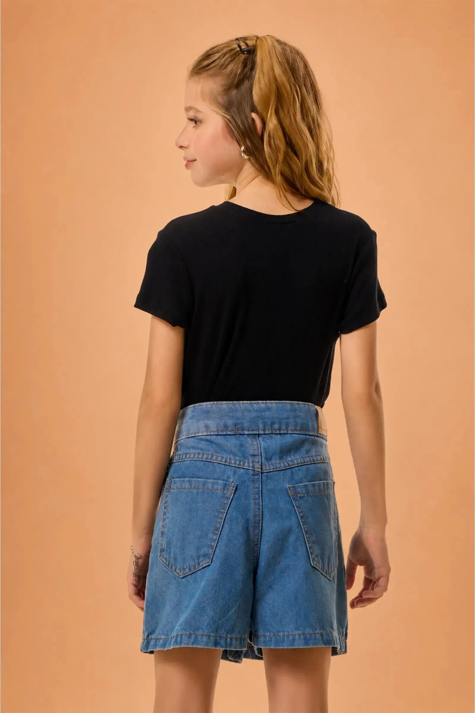 Blusa em Canelado Luna de Viscose 98030 Vic&Vicky Teen Menina