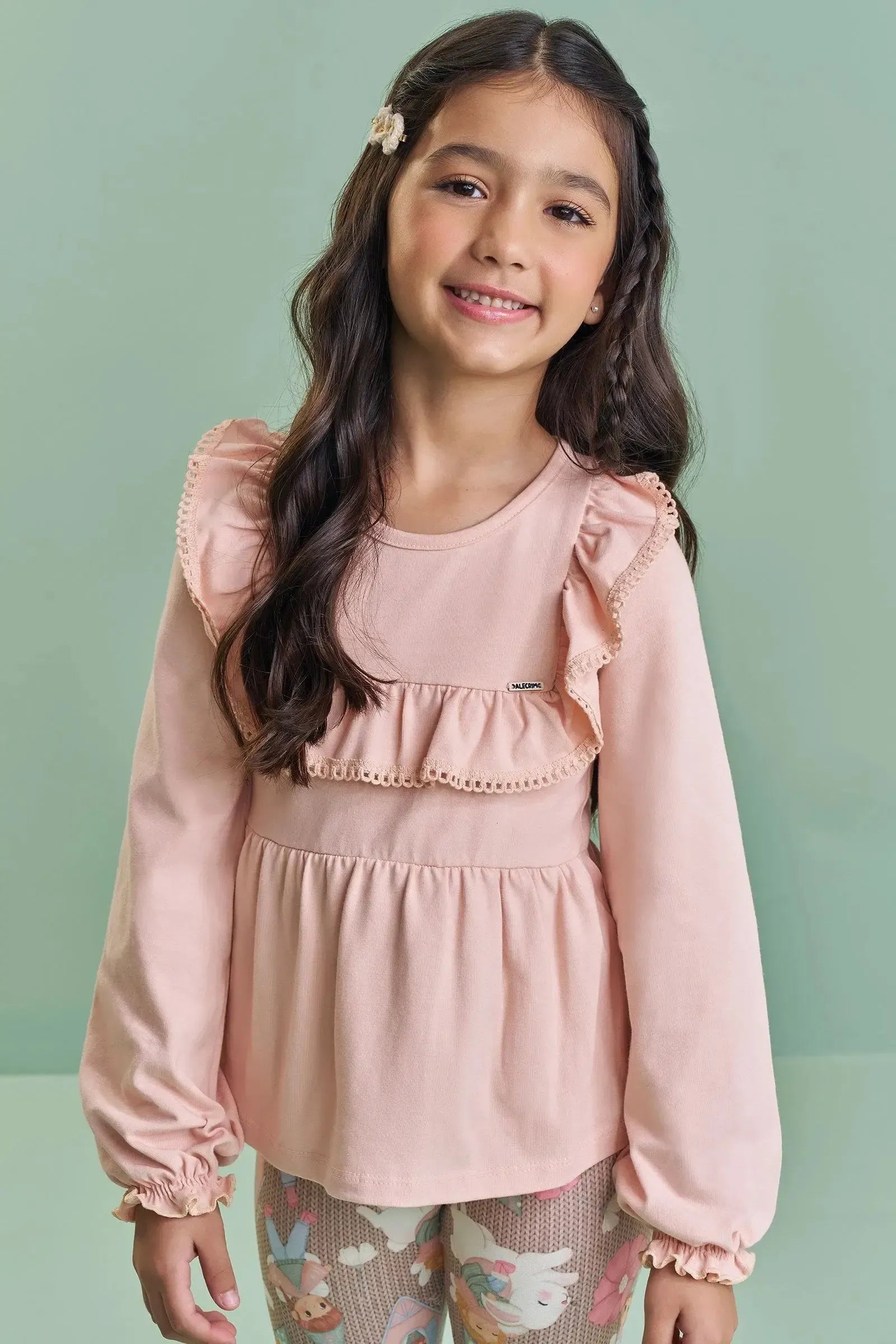 Bata em Cotton 89893 Kukiê Infantil Menina