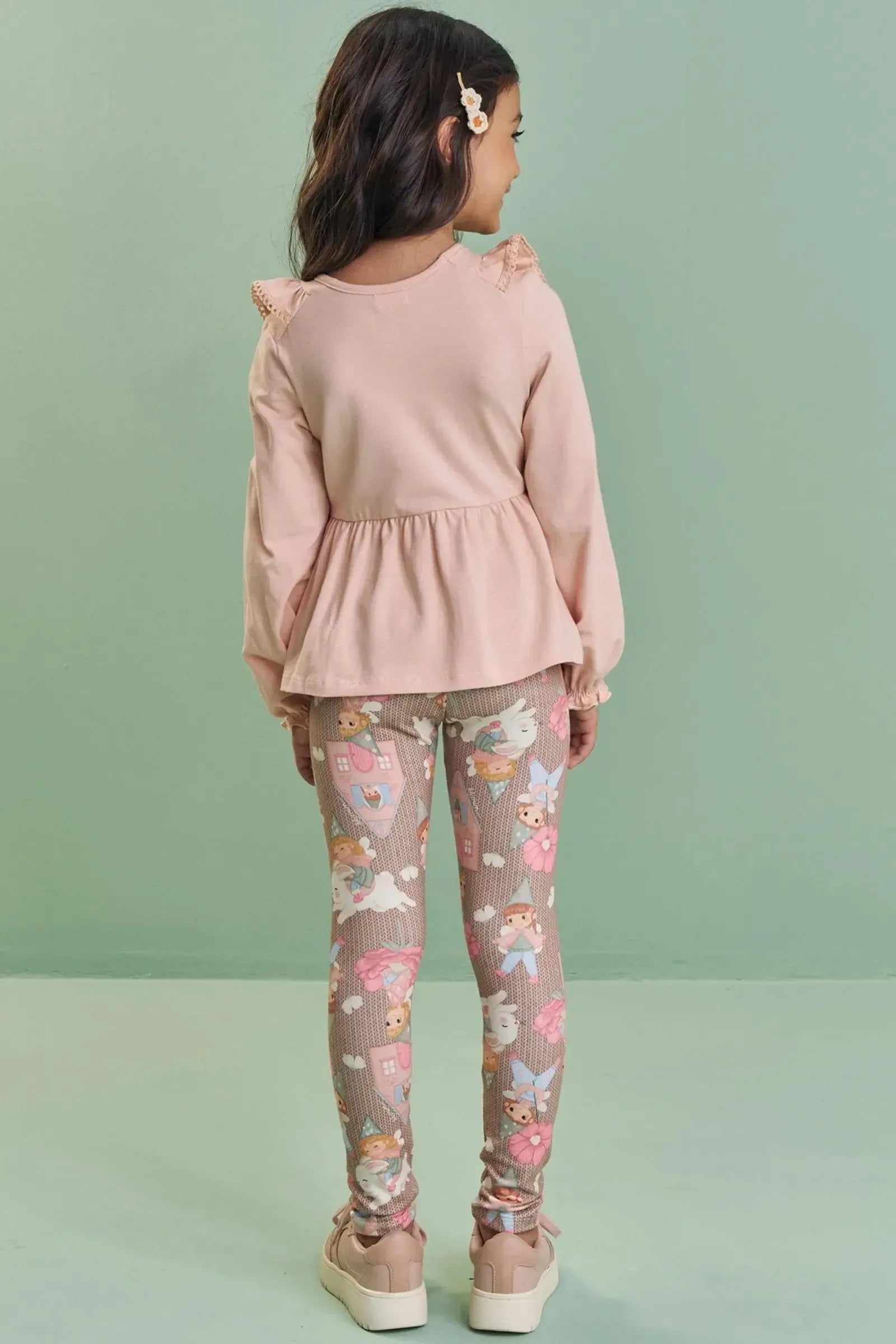 Bata em Cotton 89893 Kukiê Infantil Menina