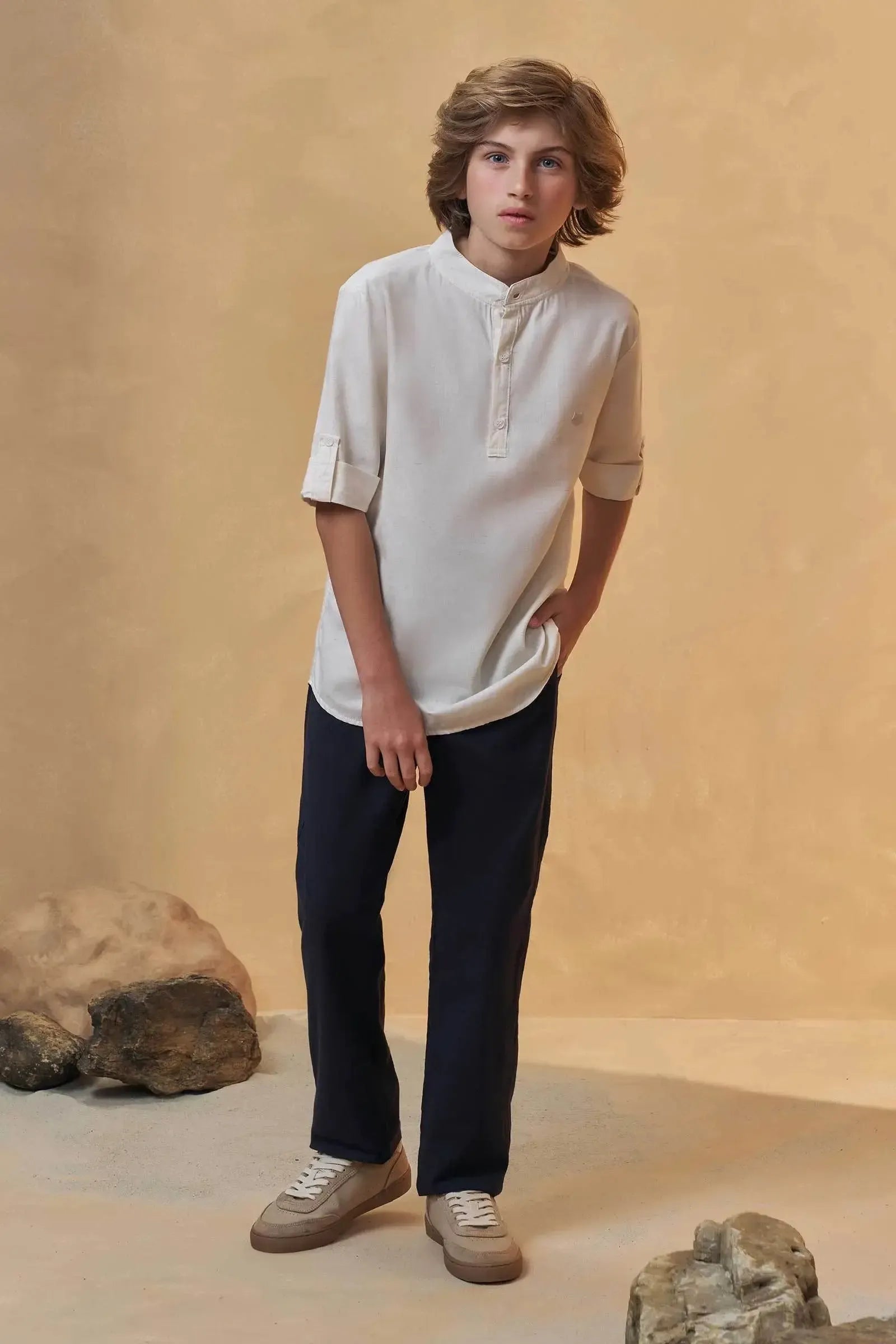 Bata em Linho Deluxe 95118 Johnny Fox Teen Menino