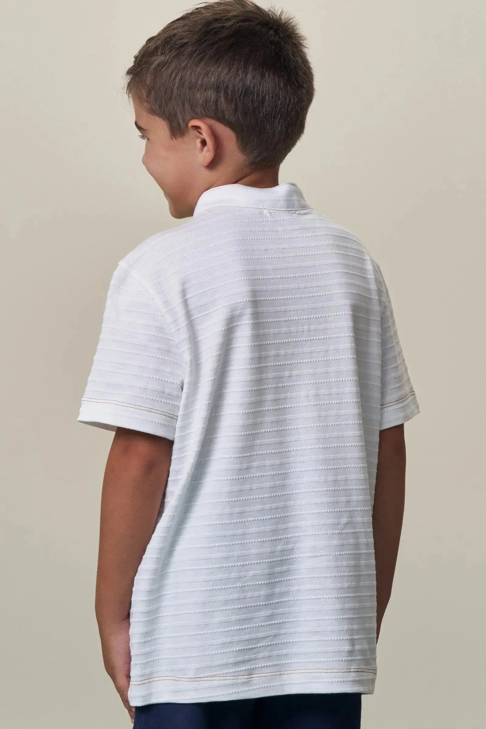Bata em Meia Malha Textura 98408 LucBoo Infantil Menino