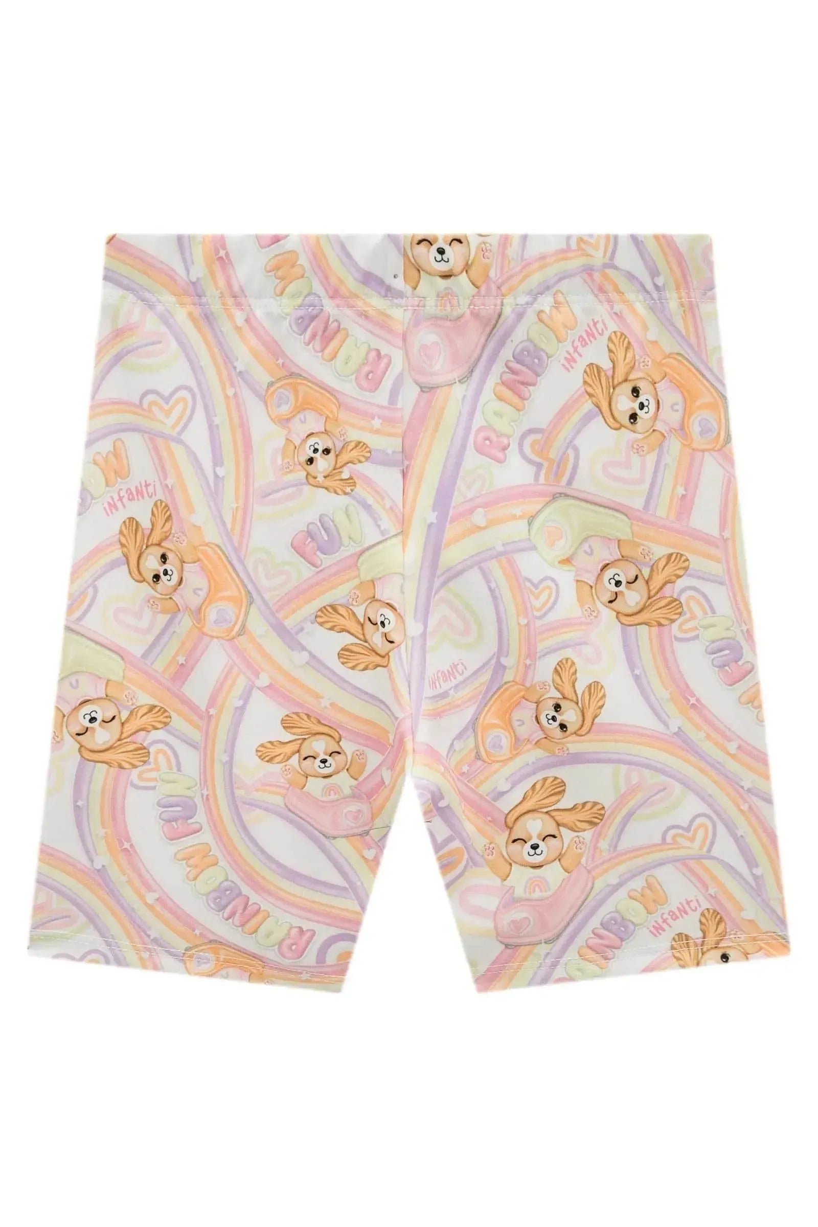 Bermuda Biker em Malha Power 98472 Infanti Infantil Menina