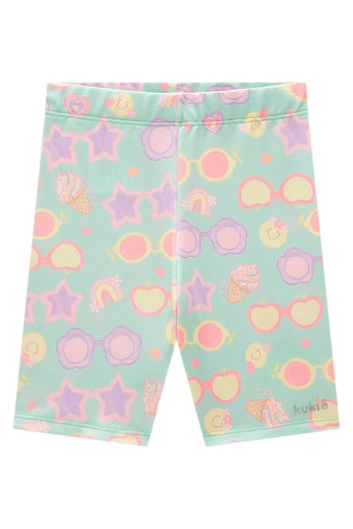 Bermuda Biker em Molecotton 98733 Kukiê Infantil Menina
