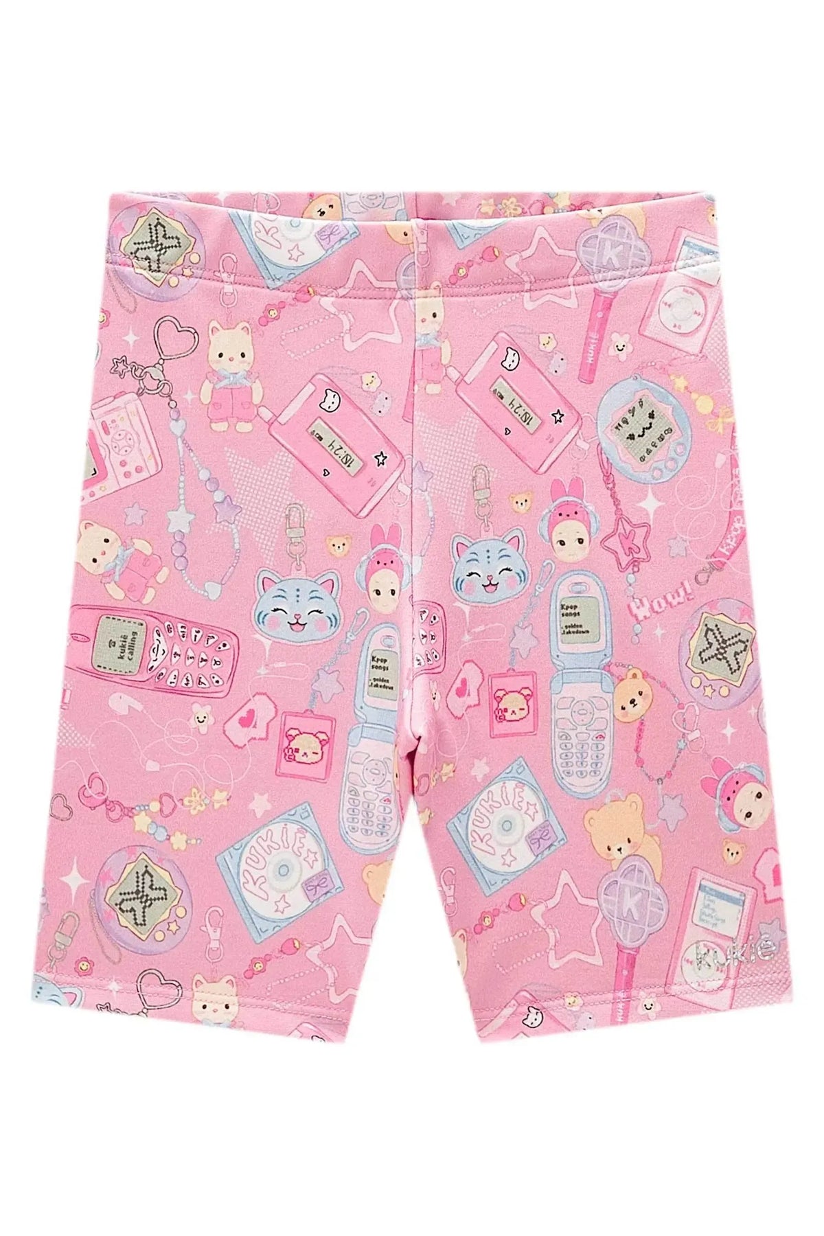 Bermuda Biker em Molecotton 99536 Kukiê Infantil Menina