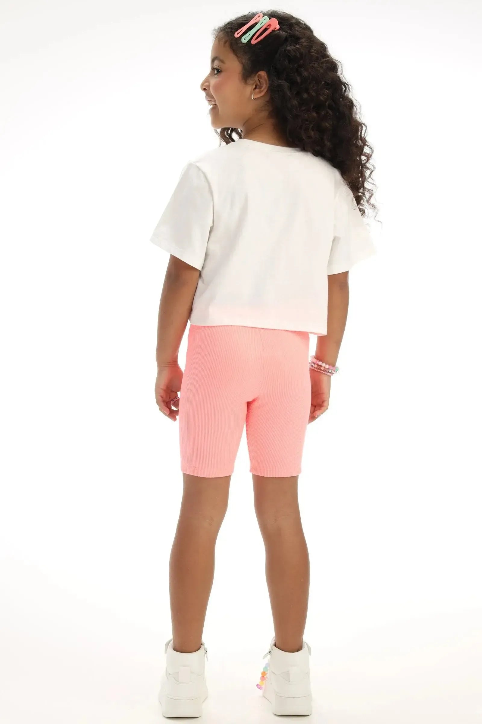 Bermuda Biker em Soft Line 94341 Kukiê Infantil Menina
