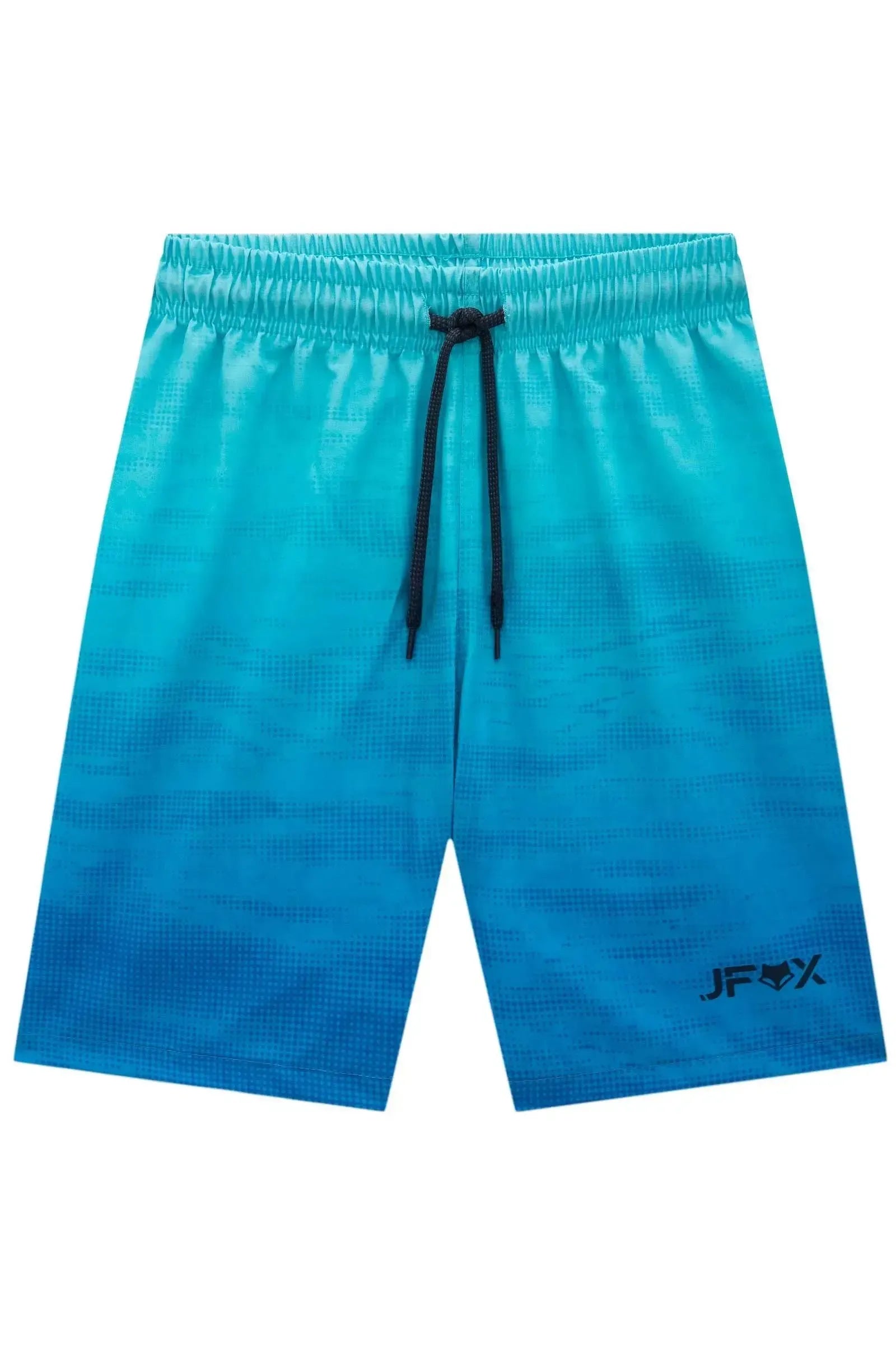 Bermuda Boxer em Nylon Ergonomic com Elastano (estampa Aqua) 96693 Johnny Fox Teen Menino