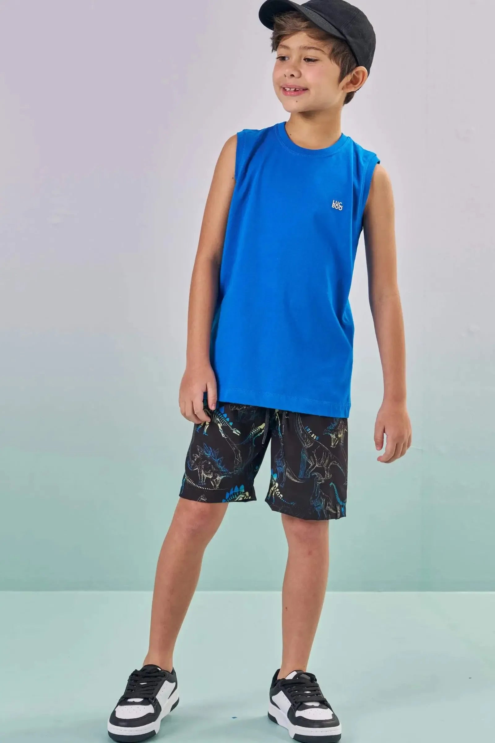 Bermuda de Nylon Ergonomic com Elastano 87971 LucBoo Infantil Menino