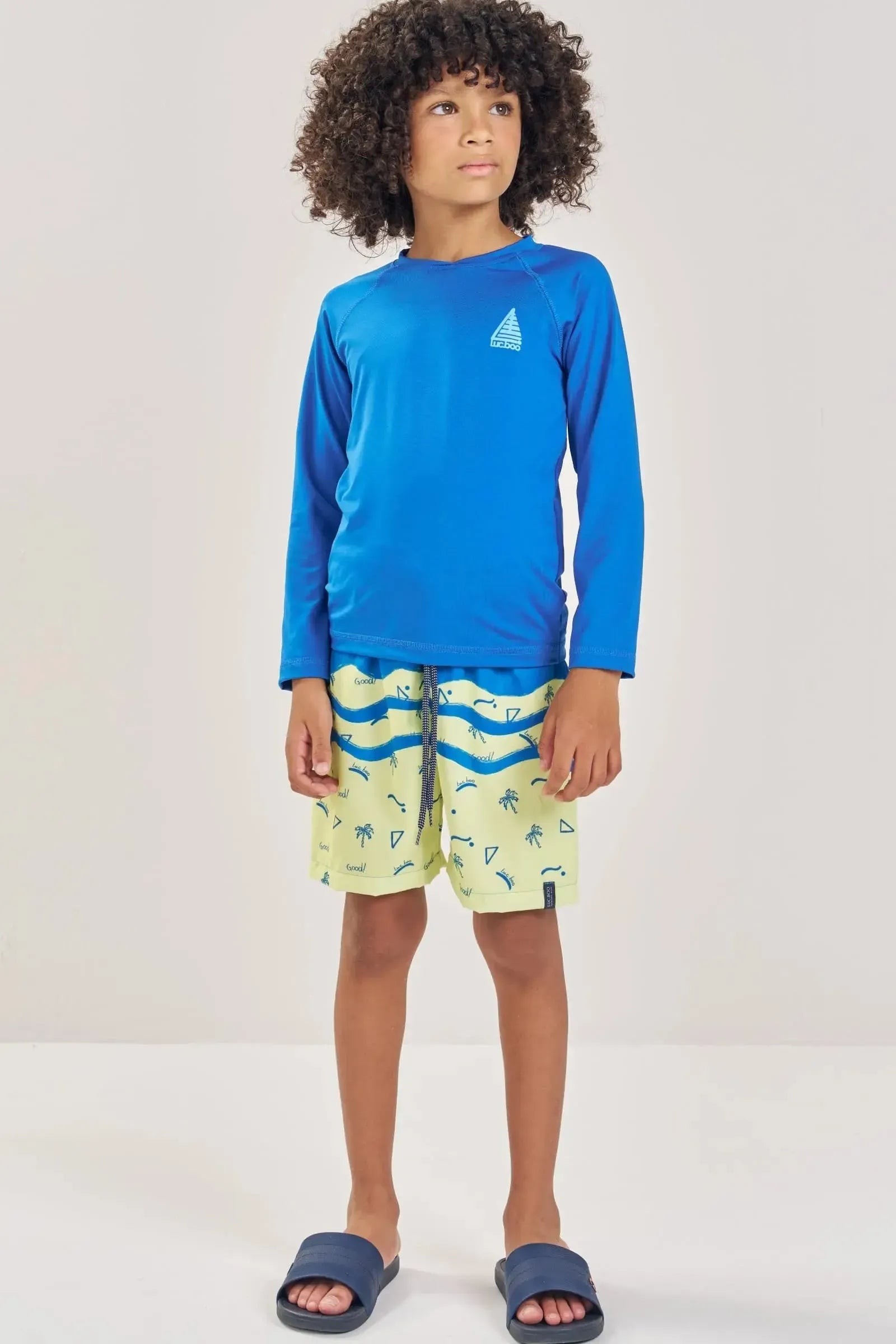 Bermuda de Nylon Ergonomic com Elastano 88822 LucBoo Infantil Menino