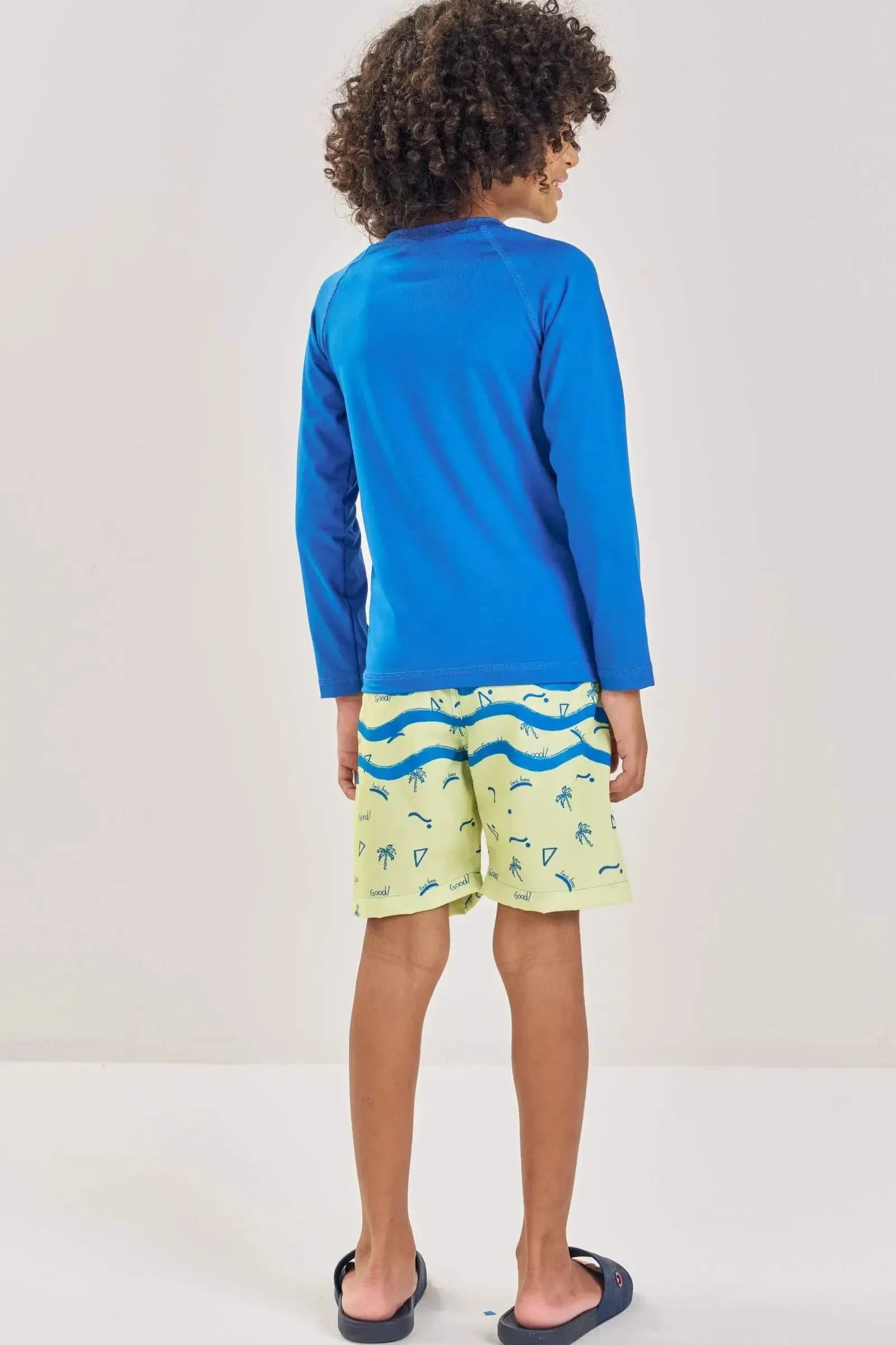 Bermuda de Nylon Ergonomic com Elastano 88822 LucBoo Infantil Menino